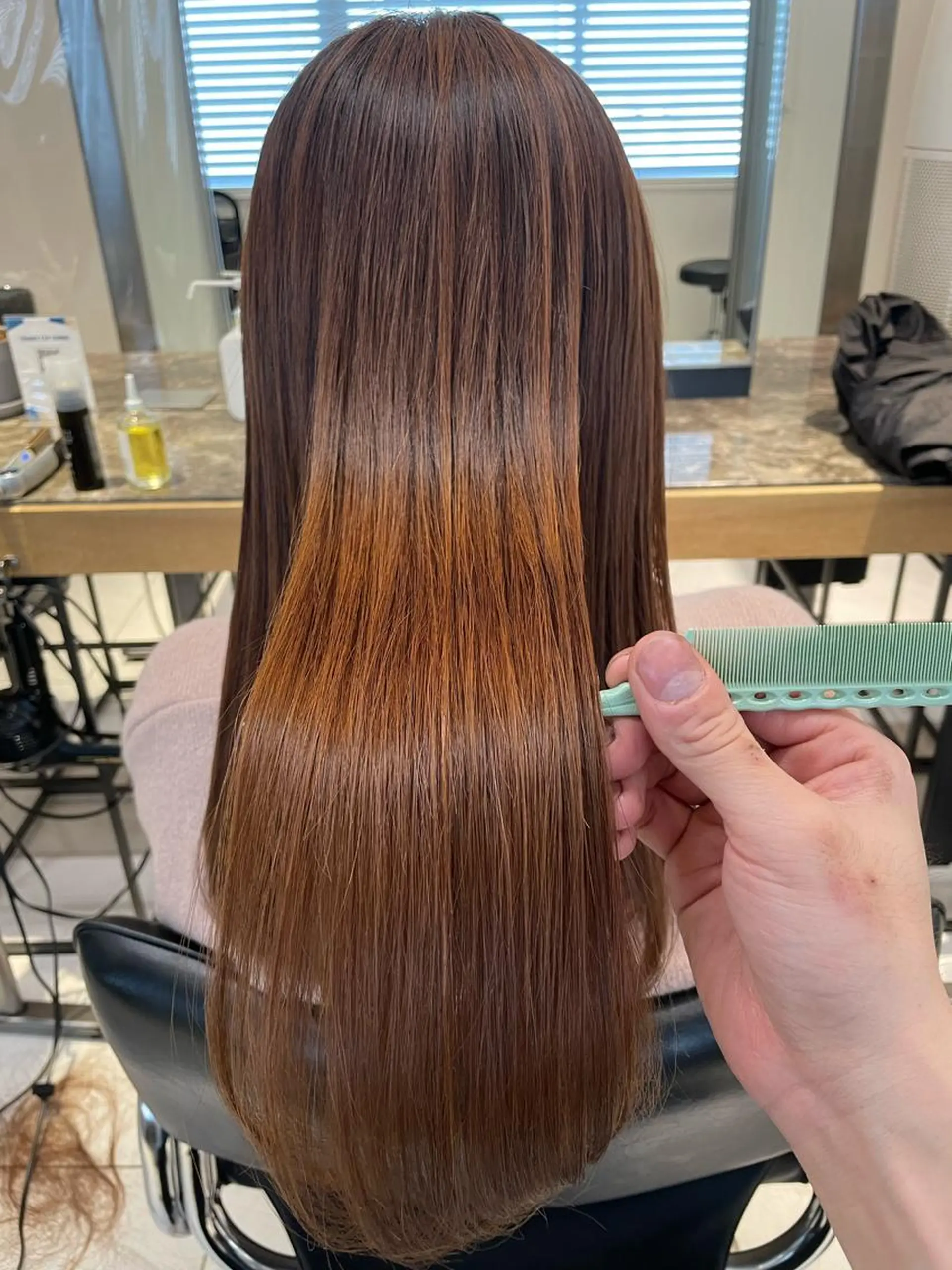 ロング カット 縮毛矯正 トリートメント 🦕小林 大地🦕のヘアスタイル