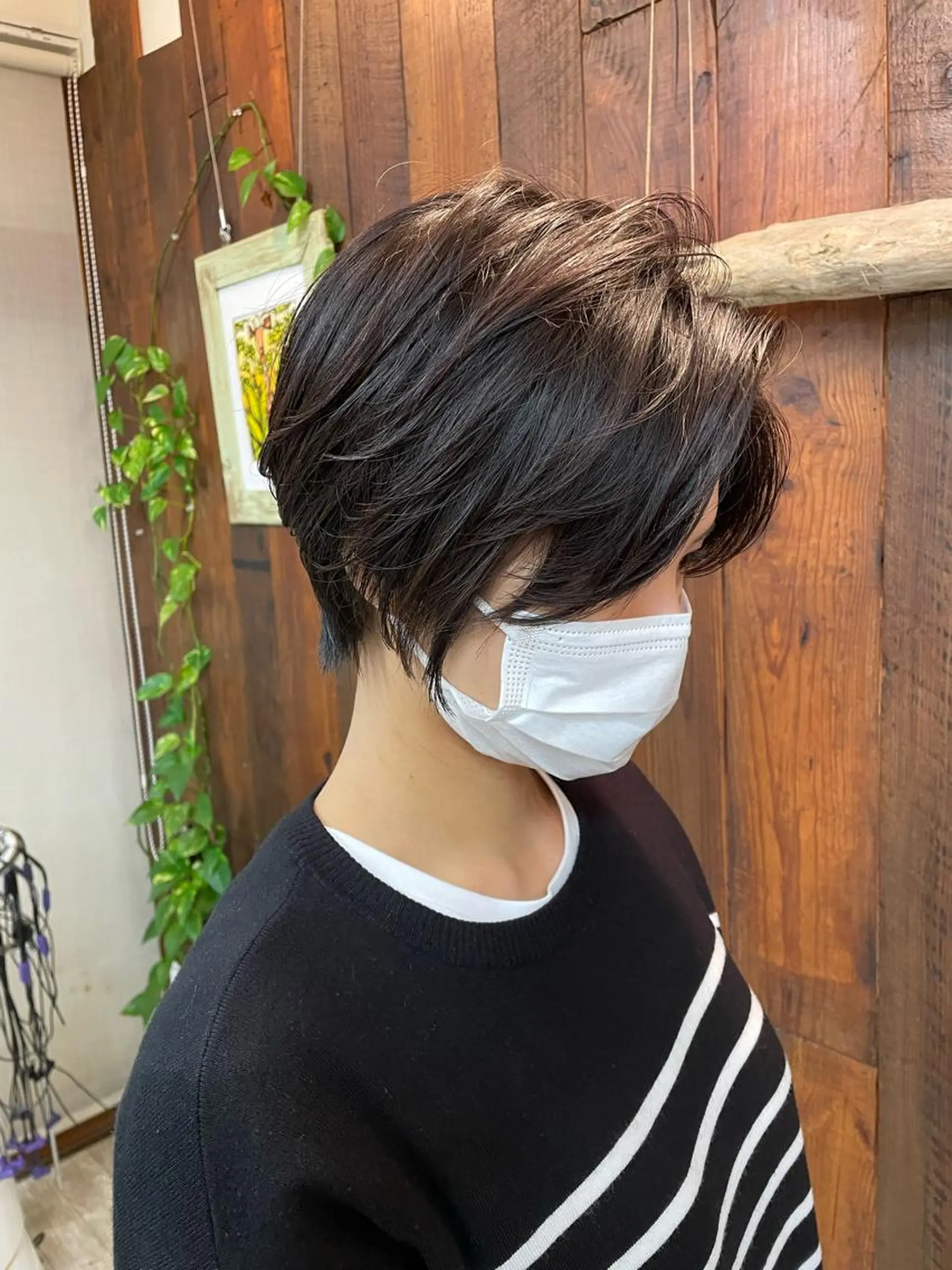 ショート 【髪質改善】タケウチ 【手で乾かすだけ】のヘアスタイル