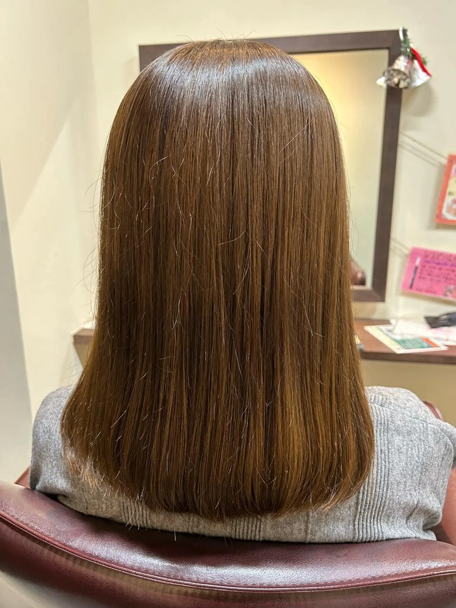 セミロング 水谷 菜央のヘアスタイル