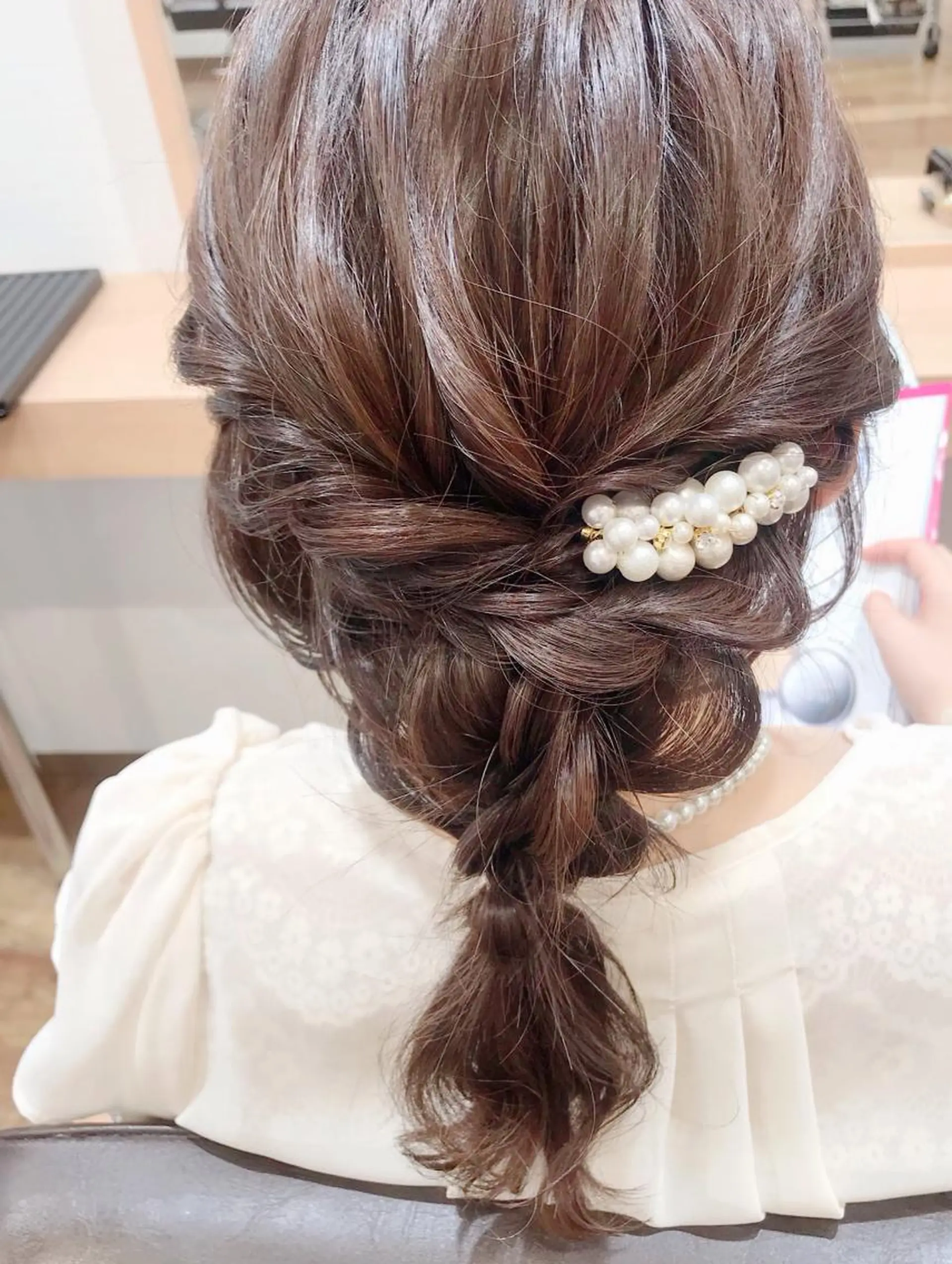 ミディアム ヘアアレンジ ヘアセット GRANLUSSO 〜グランルッソ駅前店所属・木口 嘉美のヘアスタイル