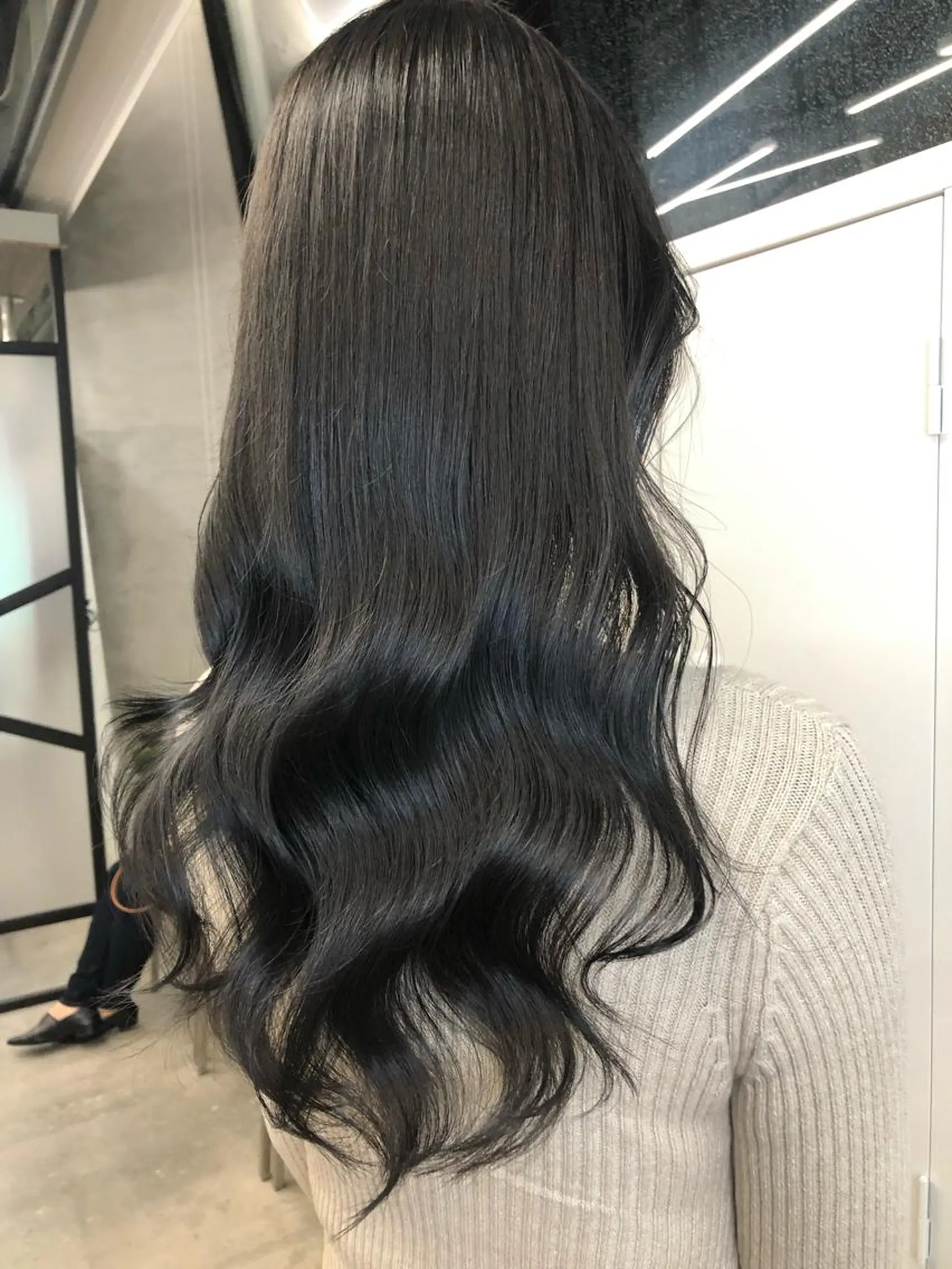 ロング カラー カット ヘアカラー トリートメント マンツーマン／韓国 ヘア‎Amiのヘアスタイル