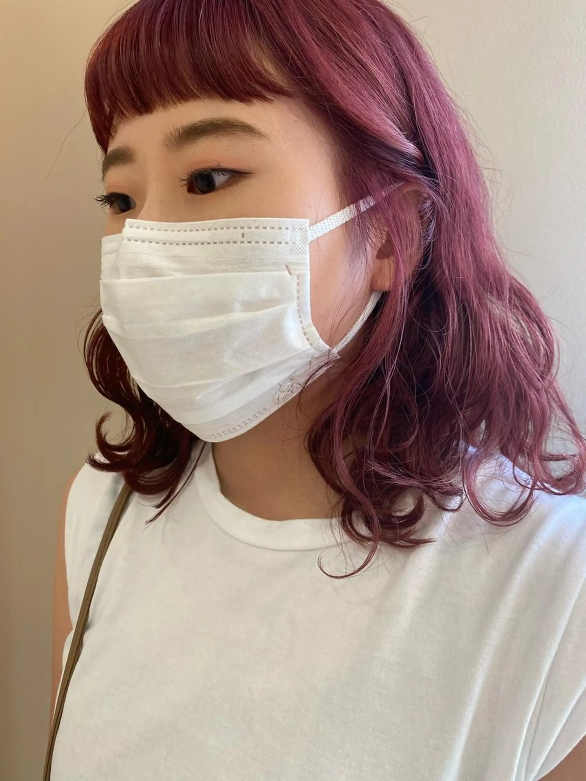 ミディアム カラー レイヤー/ウルフ🤎 mayo.のヘアスタイル