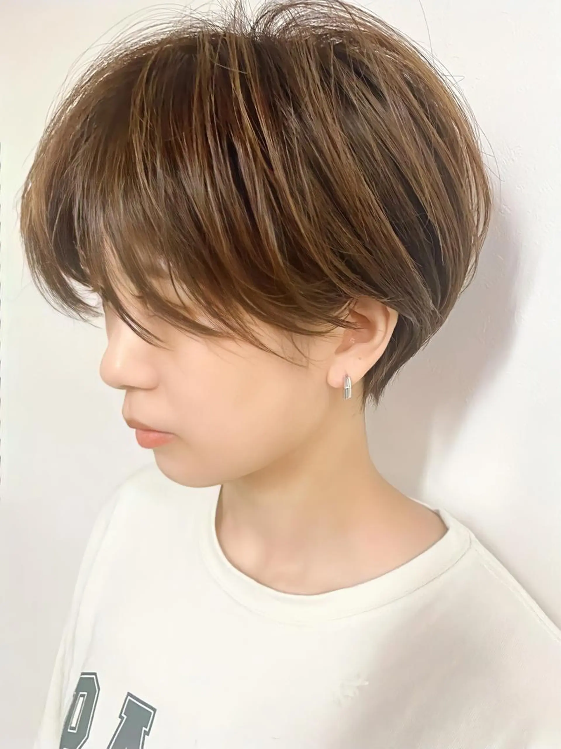 ショート カラー ハイライトカラー ハイライト ショートヘア STEP所属・STEP HIDEのヘアスタイル