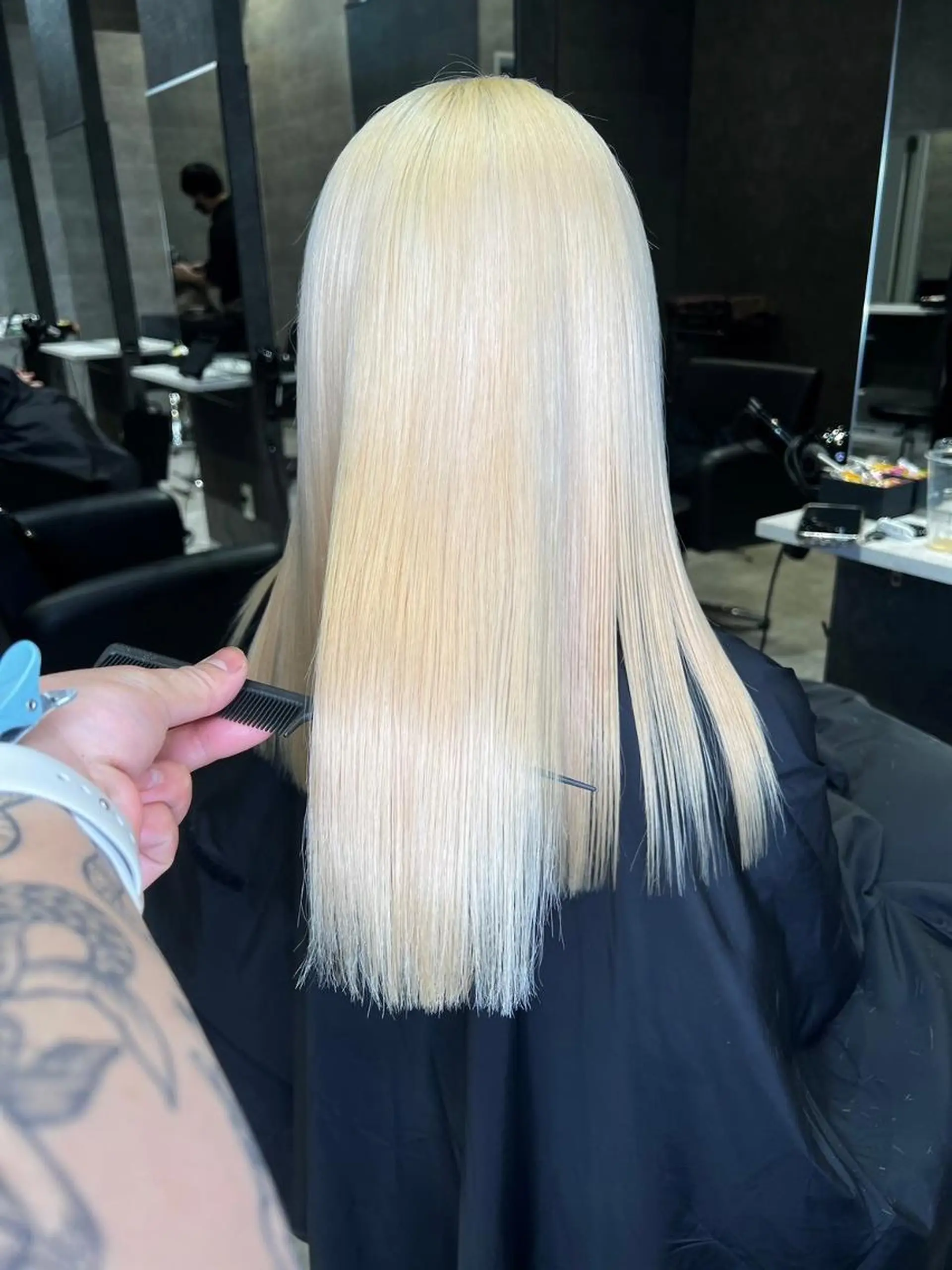 ロング 外国人風カラー ハイライト 髪質改善 似合わせカット トリートメント BUCKS【天王寺】 バックス【駅30秒】のヘアスタイル