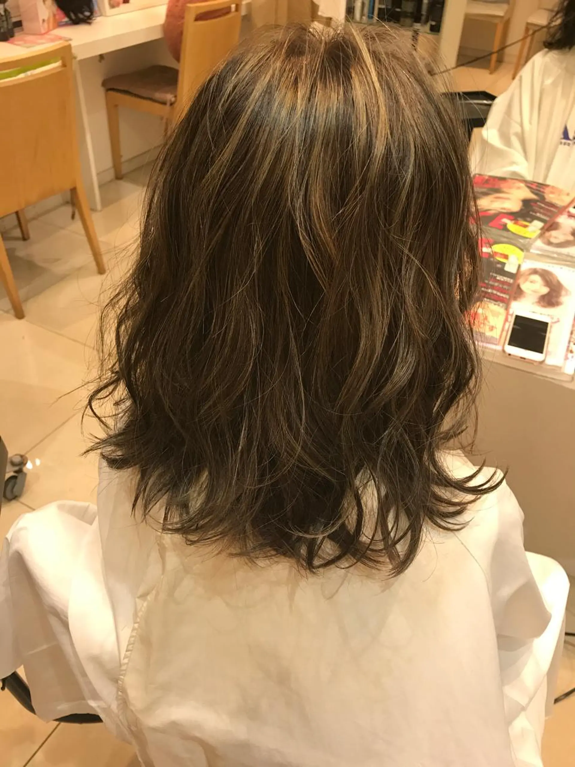 ミディアム カラー はだゆうき @hadadan08のヘアスタイル