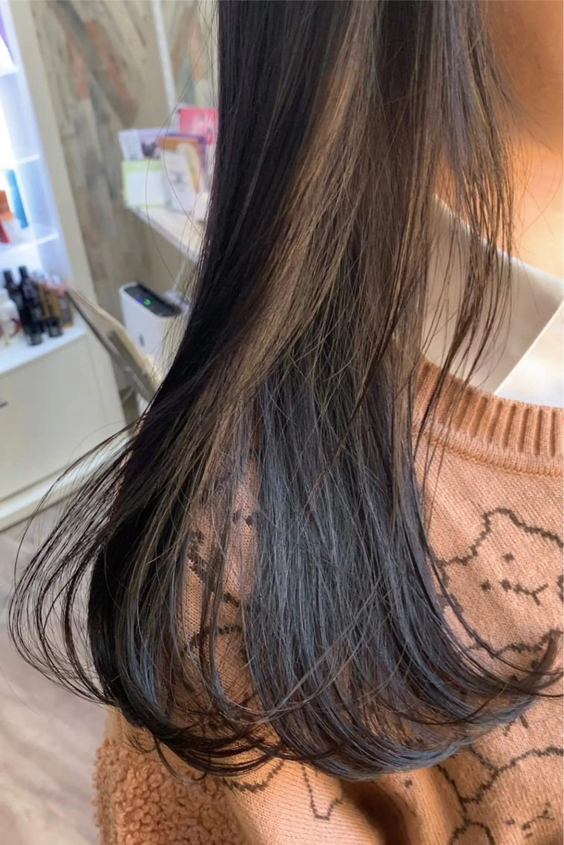 セミロング カラー 🌿nudeカラー/ レイヤー/藤原🌿のヘアスタイル