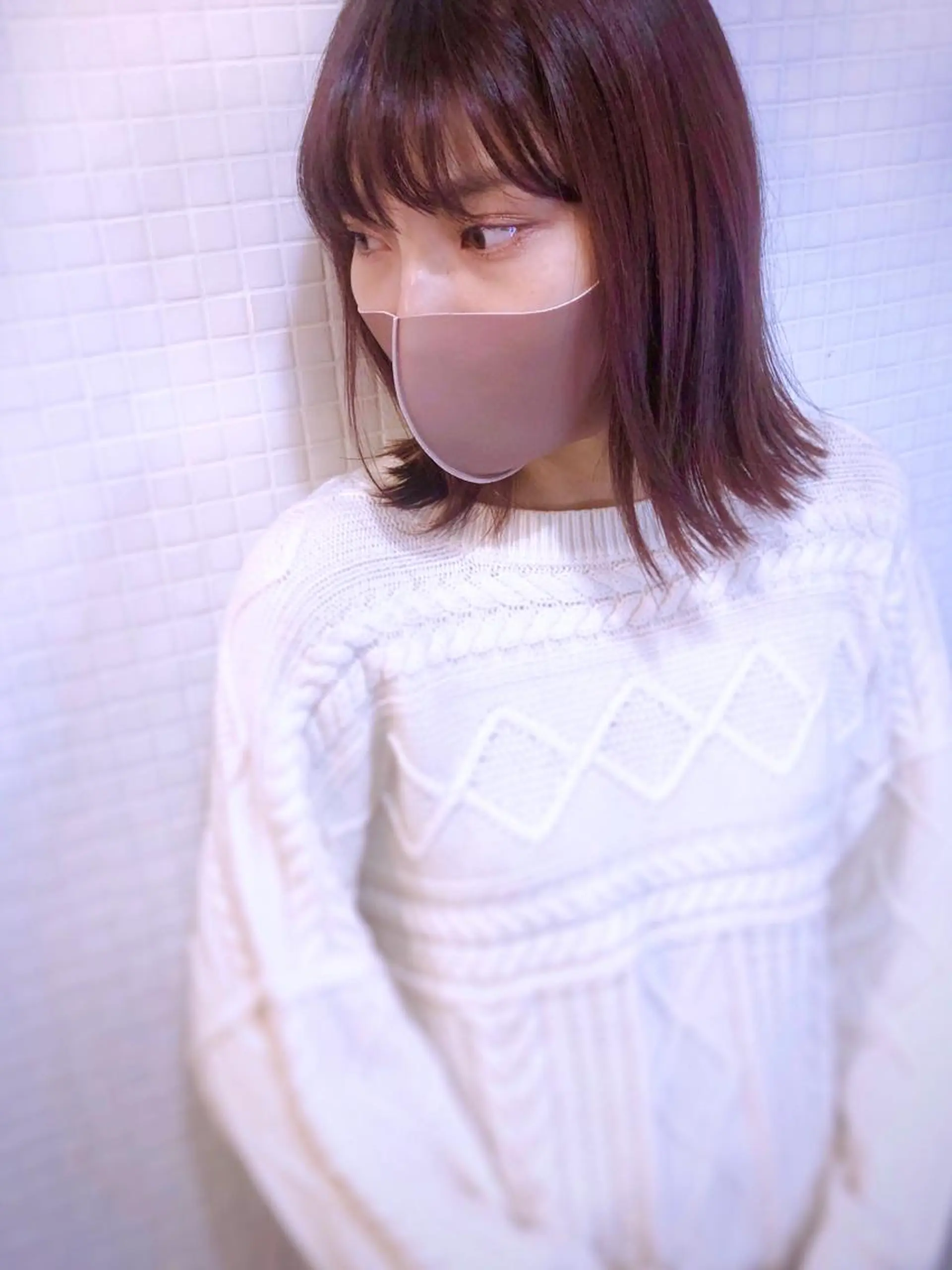 ミディアム カラー カット ヘアカラー トリートメント 山本 芳喜のヘアスタイル