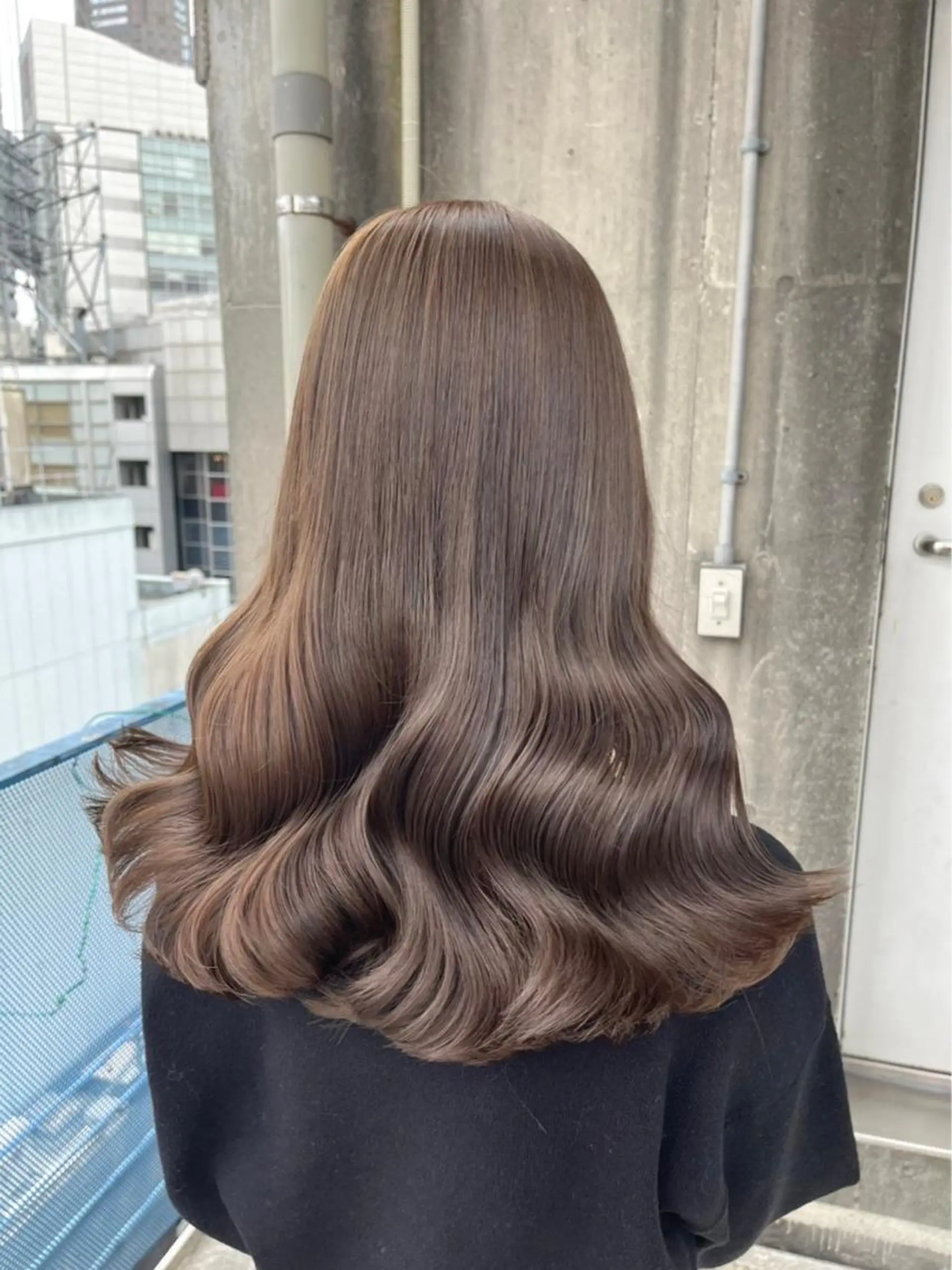 セミロング カット パーマ 韓流メンズカット パーマ/KOTAのヘアスタイル