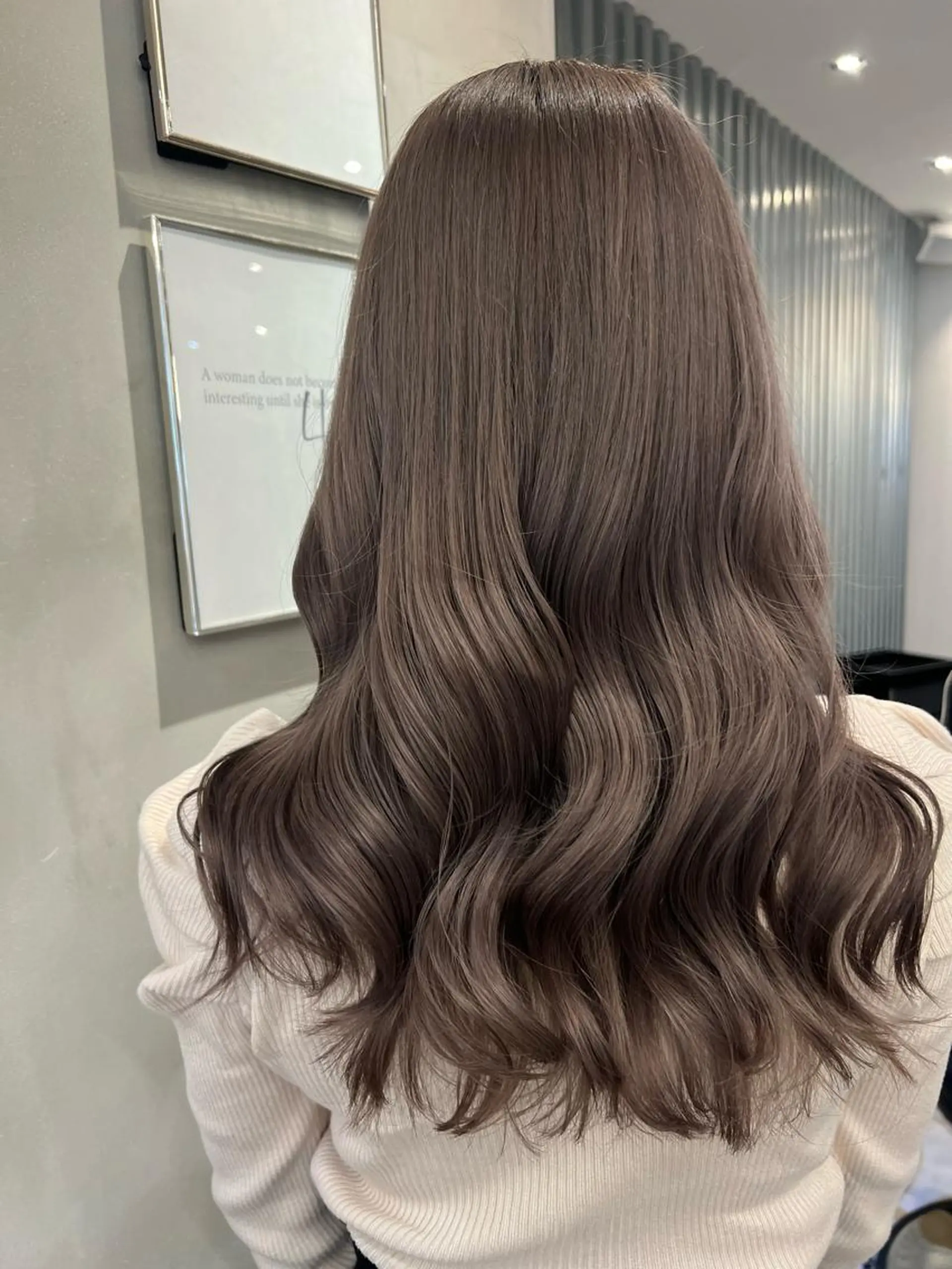 セミロング ヘアカラー ♡可愛い艶髪特化♡ 艶髪先生のヘアスタイル