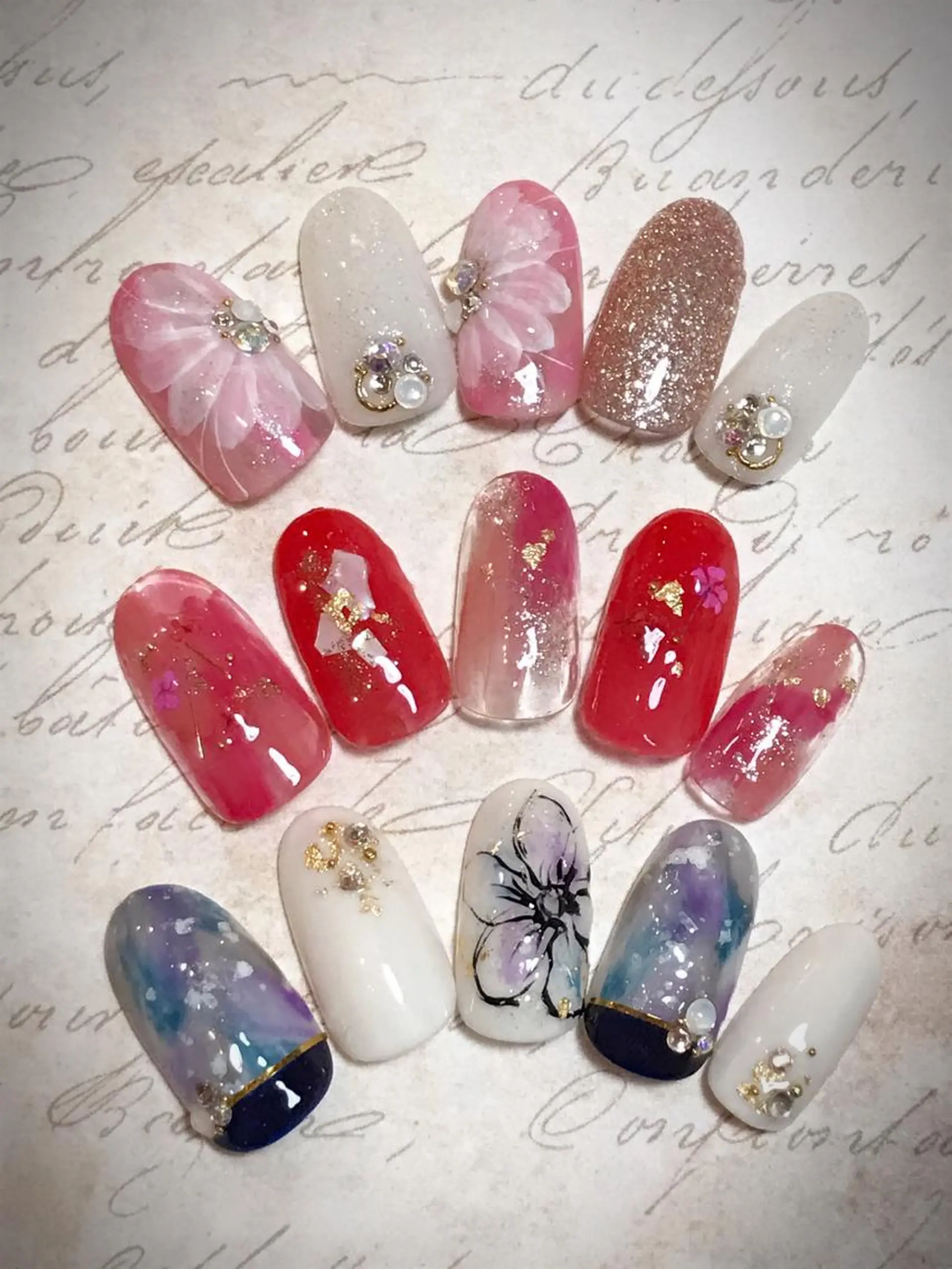 ネイル 成人式 jdn kayokoのネイルデザイン