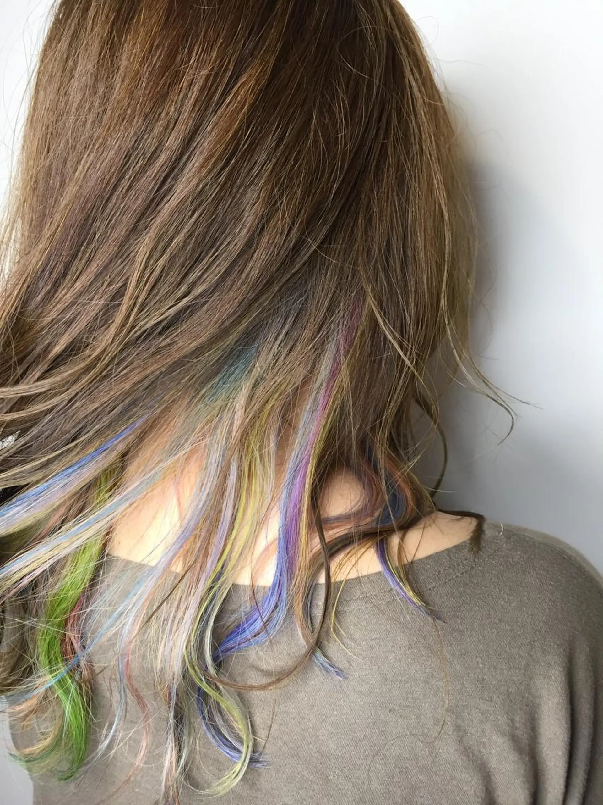 ロング カラー トリートメント ヘアカラー トリートメント unsung所属・韓国風◎　田中 勇也のヘアスタイル