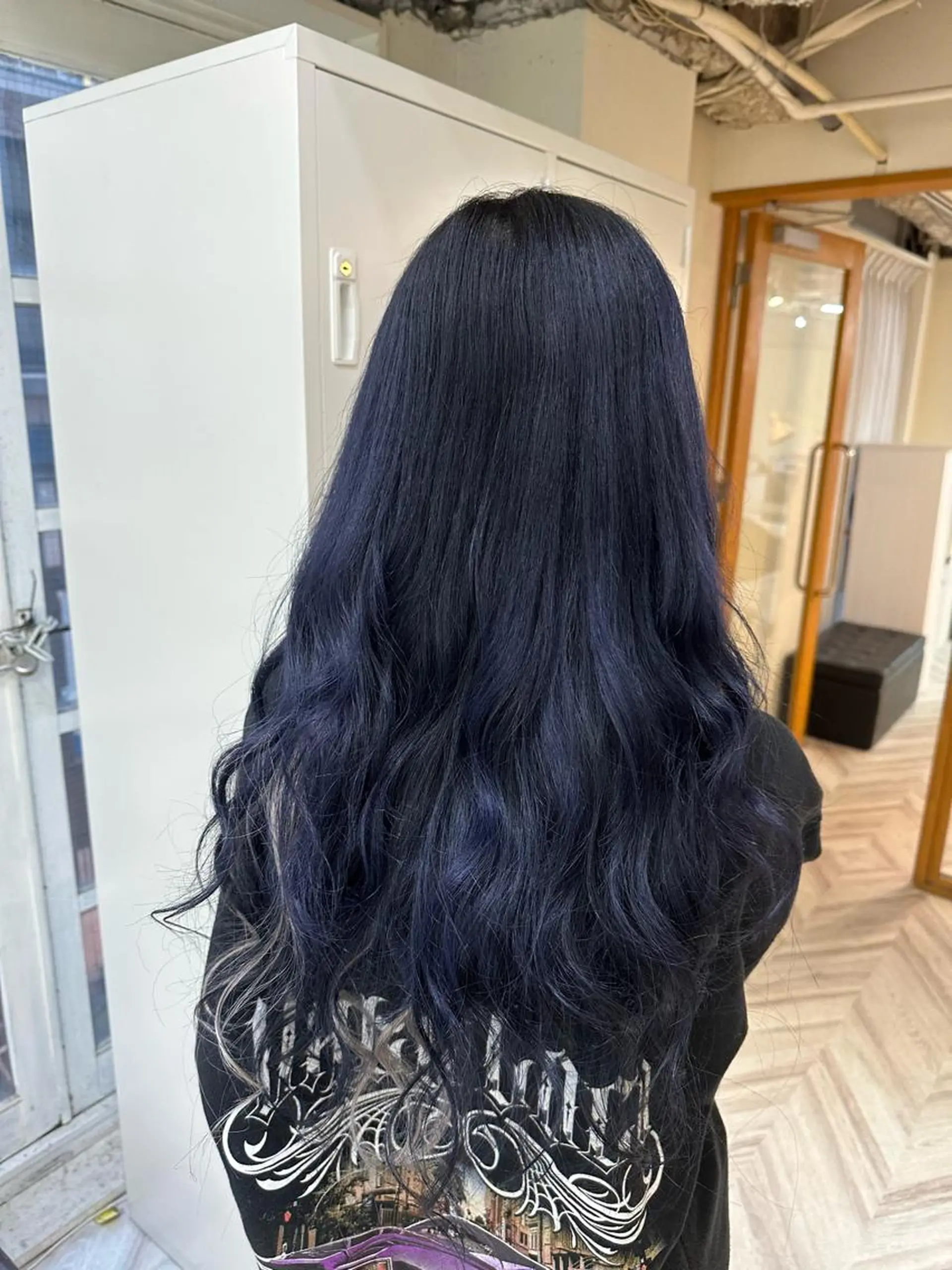 ロング エクステ 韓国ヘア×ハイトーン AYA💫のヘアスタイル