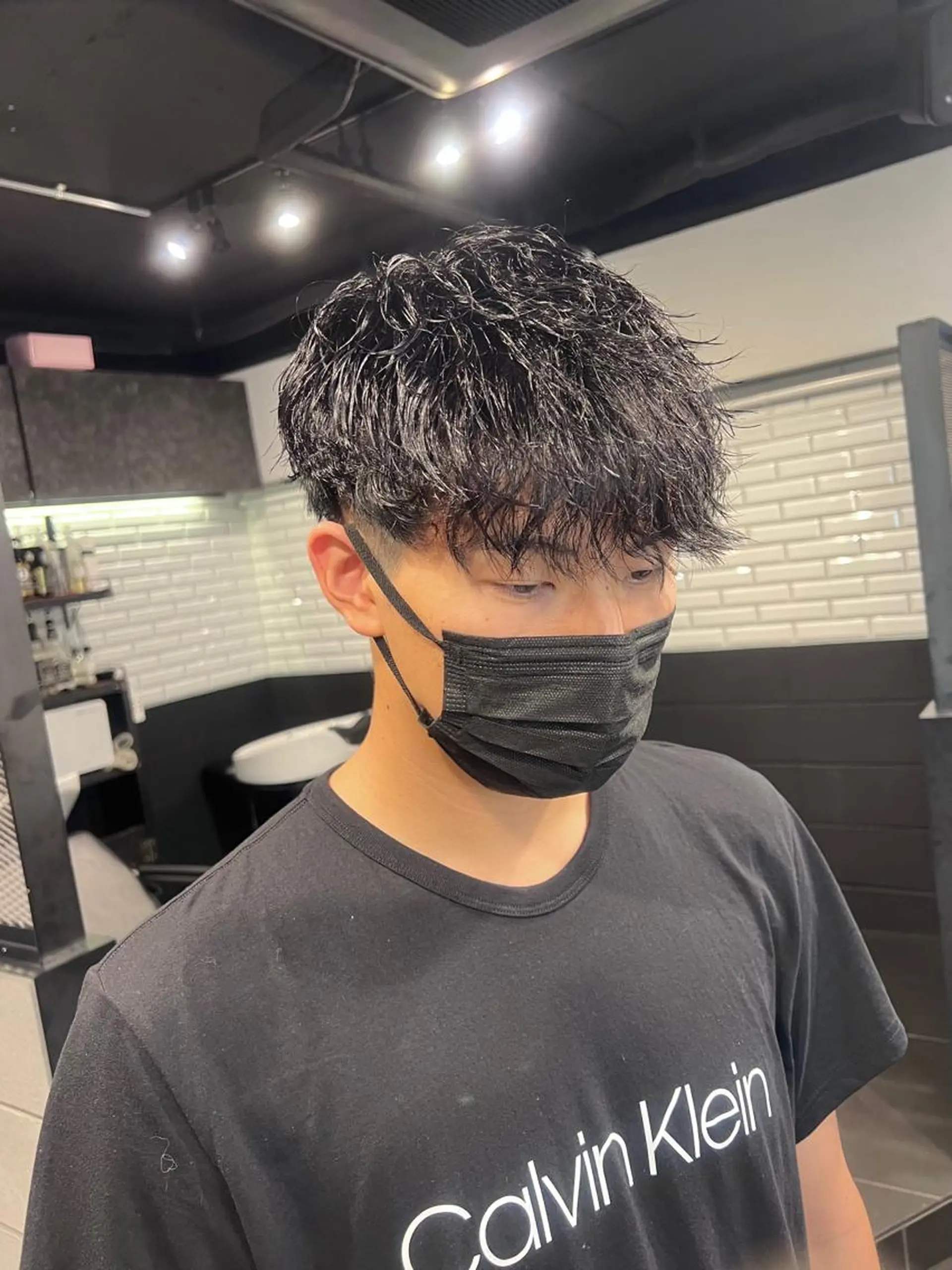 ショート カラー パーマ メンズ メンズ特化/パーマ/ メッシュ/竜成のヘアスタイル