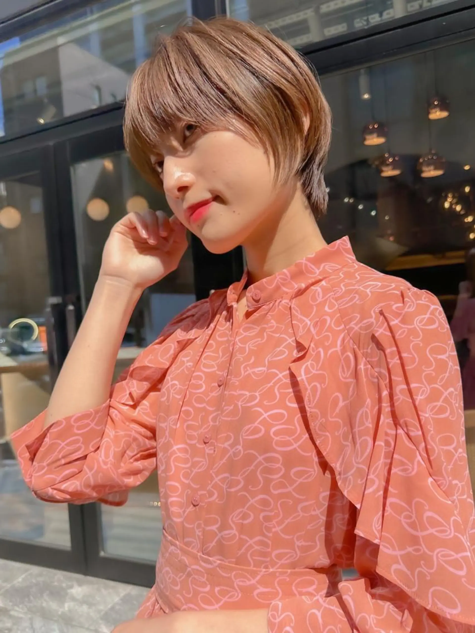 ショート カラー カット ヘアカラー トリートメント ボブ/ショート/ 縮毛矯正⚜️工藤昴のヘアスタイル