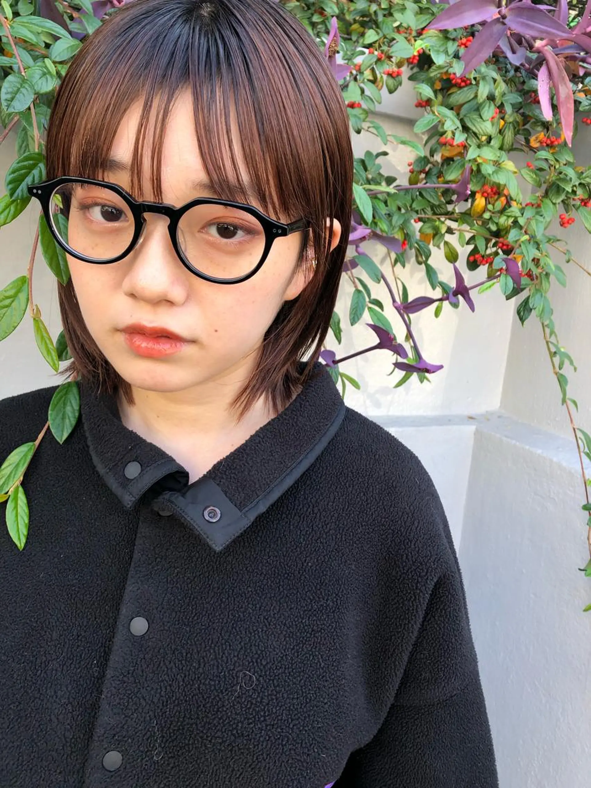 ショート カラー ボブ くせ毛 髪質改善 カット ヘアカラー トリートメント GO TODAY シェアサロン 原宿本店所属・ボブ/レイヤー/ パーマ/淀川 純のヘアスタイル