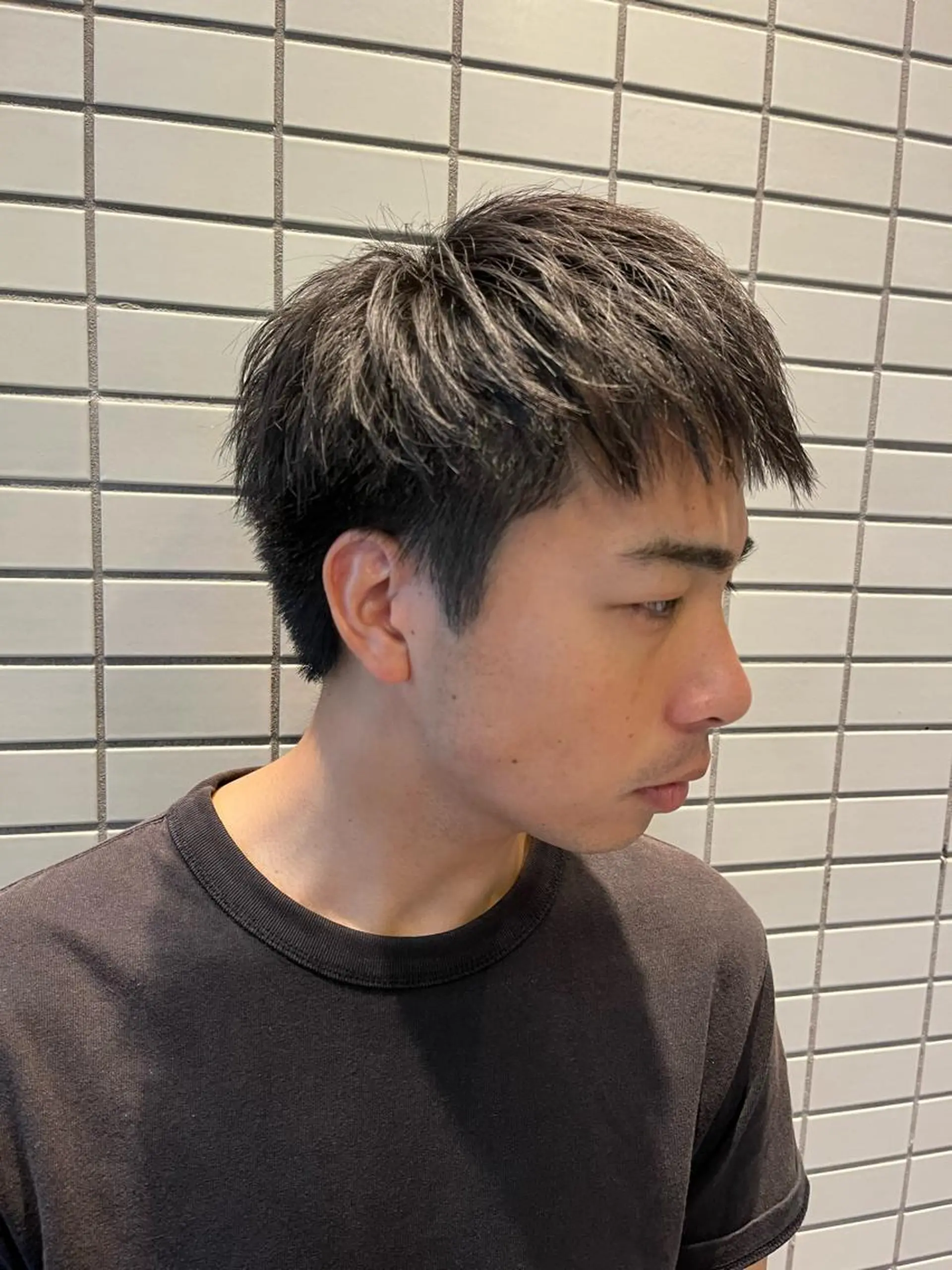 ショート カラー メンズ カット ヘアカラー トリートメント 🏆メンズヘア特化 🥇代表りんぺーのヘアスタイル