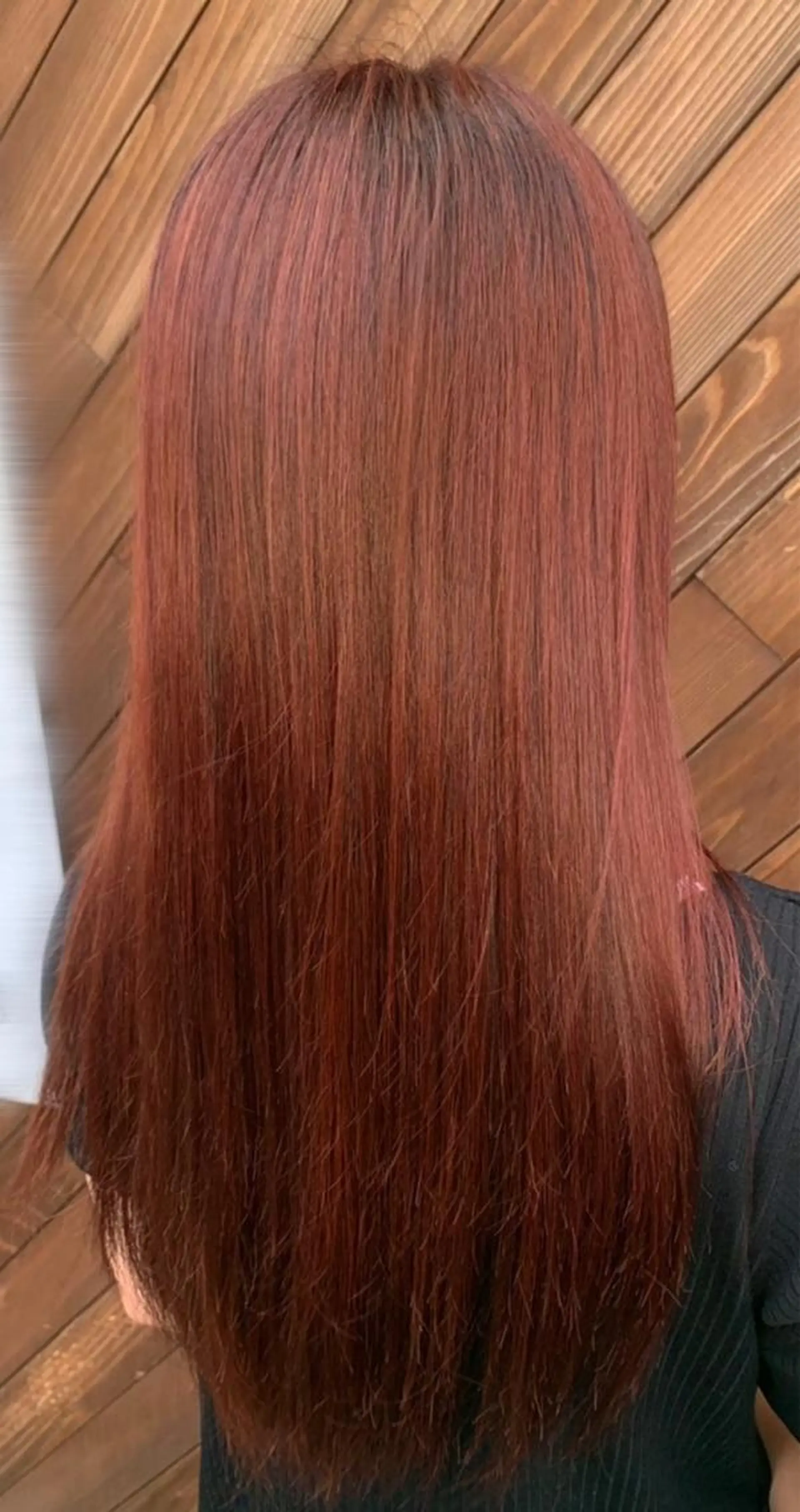 ロング カット ヘアカラー トリートメント 安田 菜摘のヘアスタイル