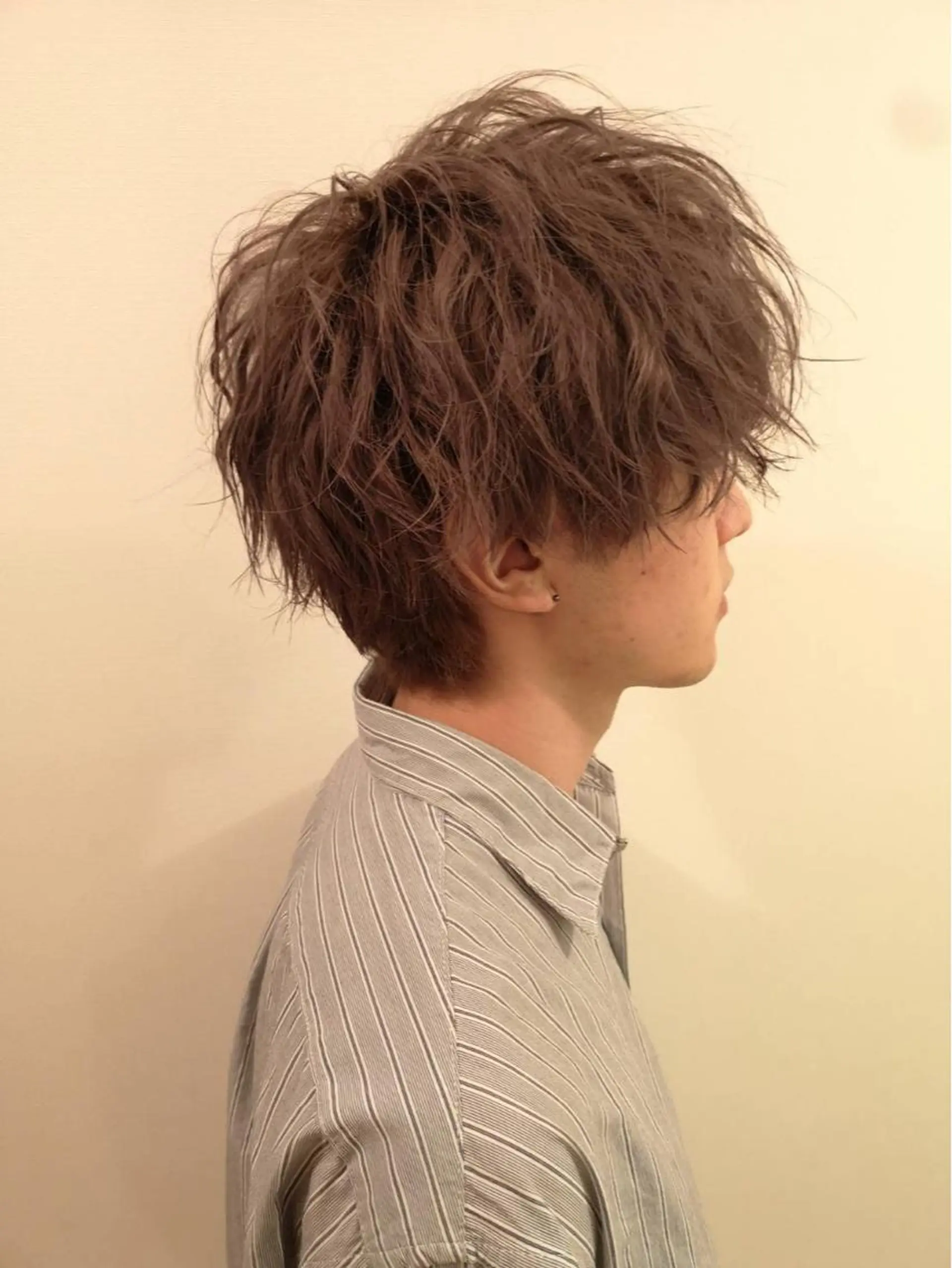 ショート カラー メンズ スパイキー/フェザー /波巻き/かいとのヘアスタイル