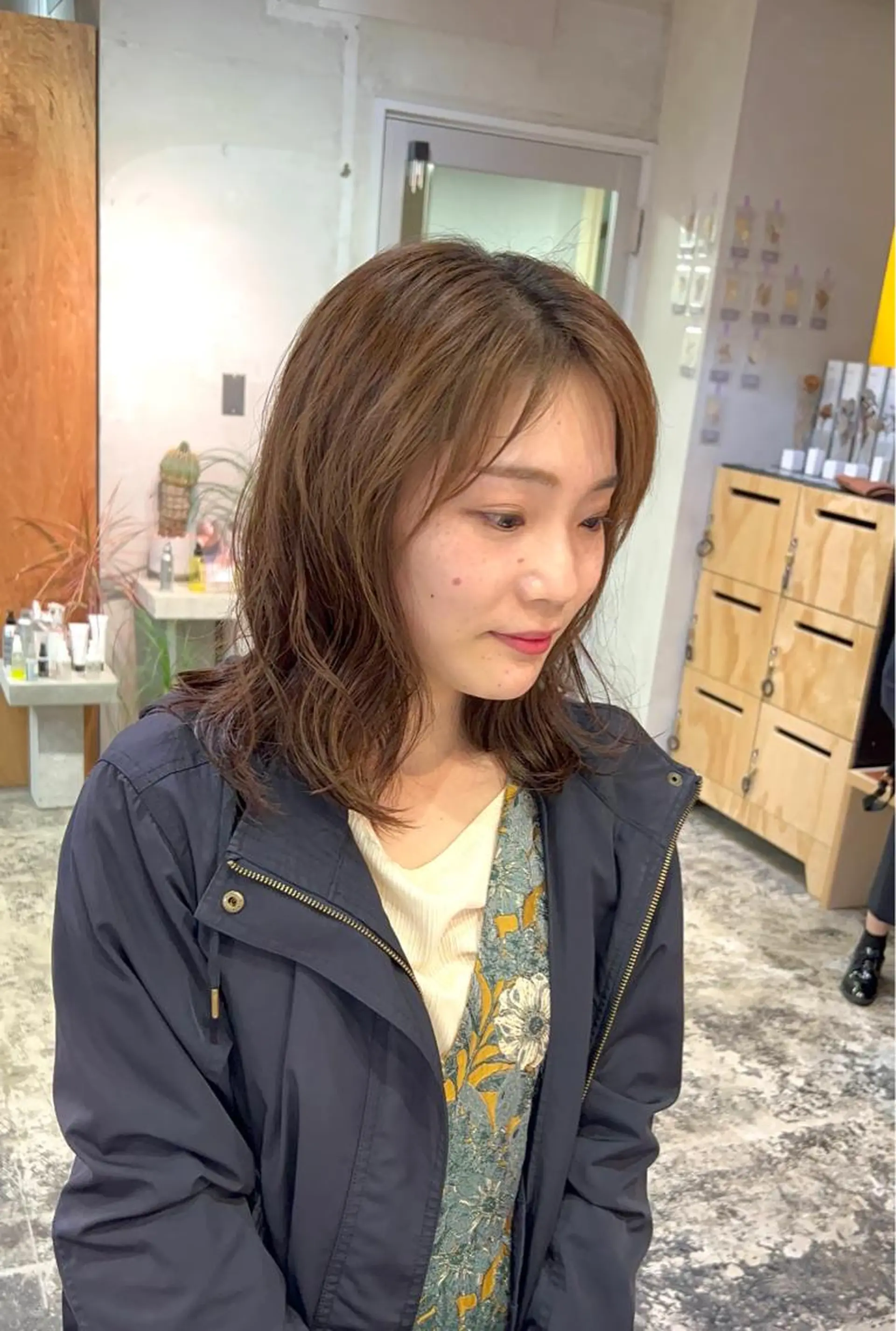 セミロング パーマ セミロングパーマ 北花田美容師🍃村尾 光太/むらのヘアスタイル