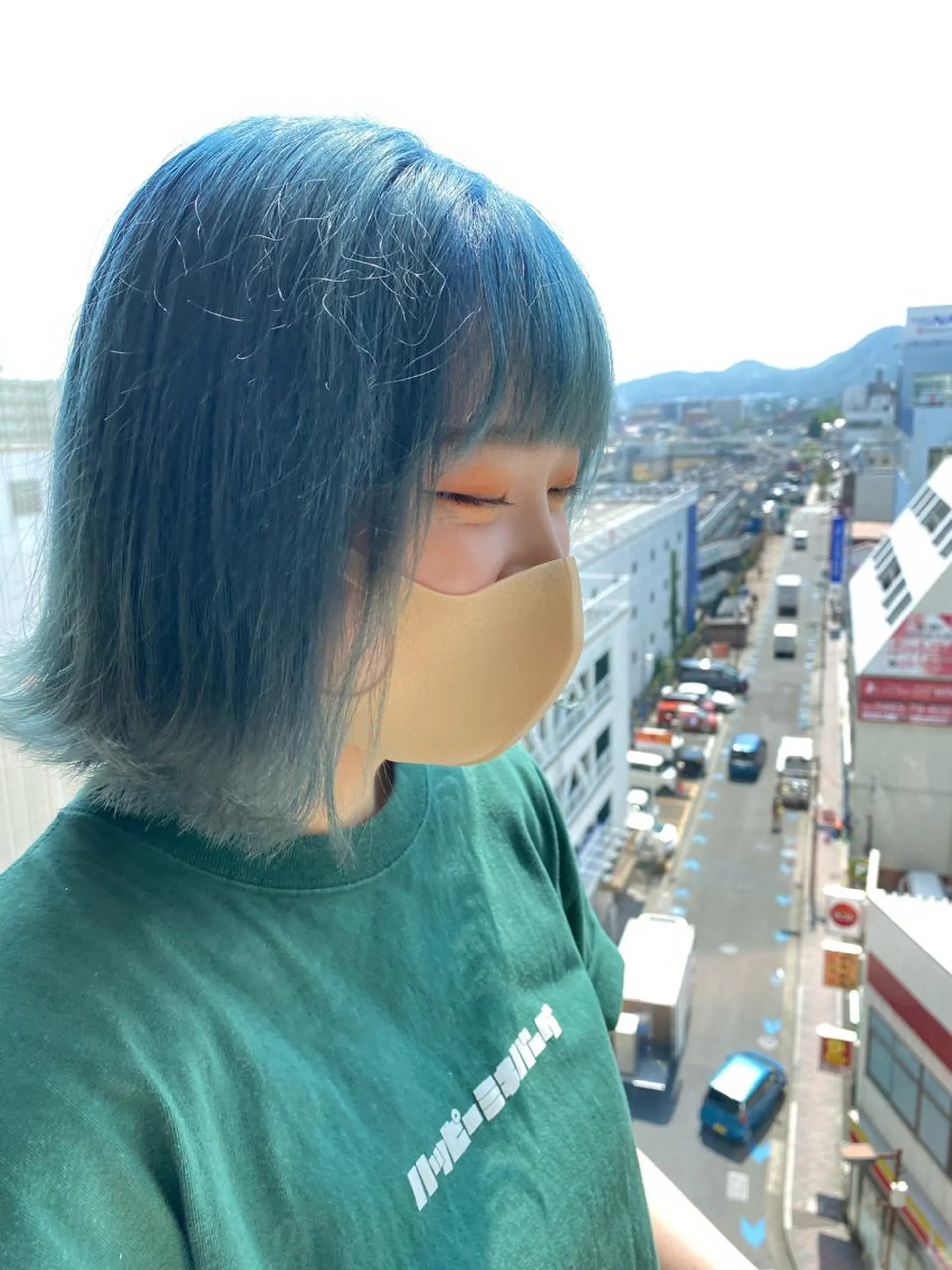 ショート カラー ハイトーン/ウルフ /レイヤー/坂野幸伸のヘアスタイル