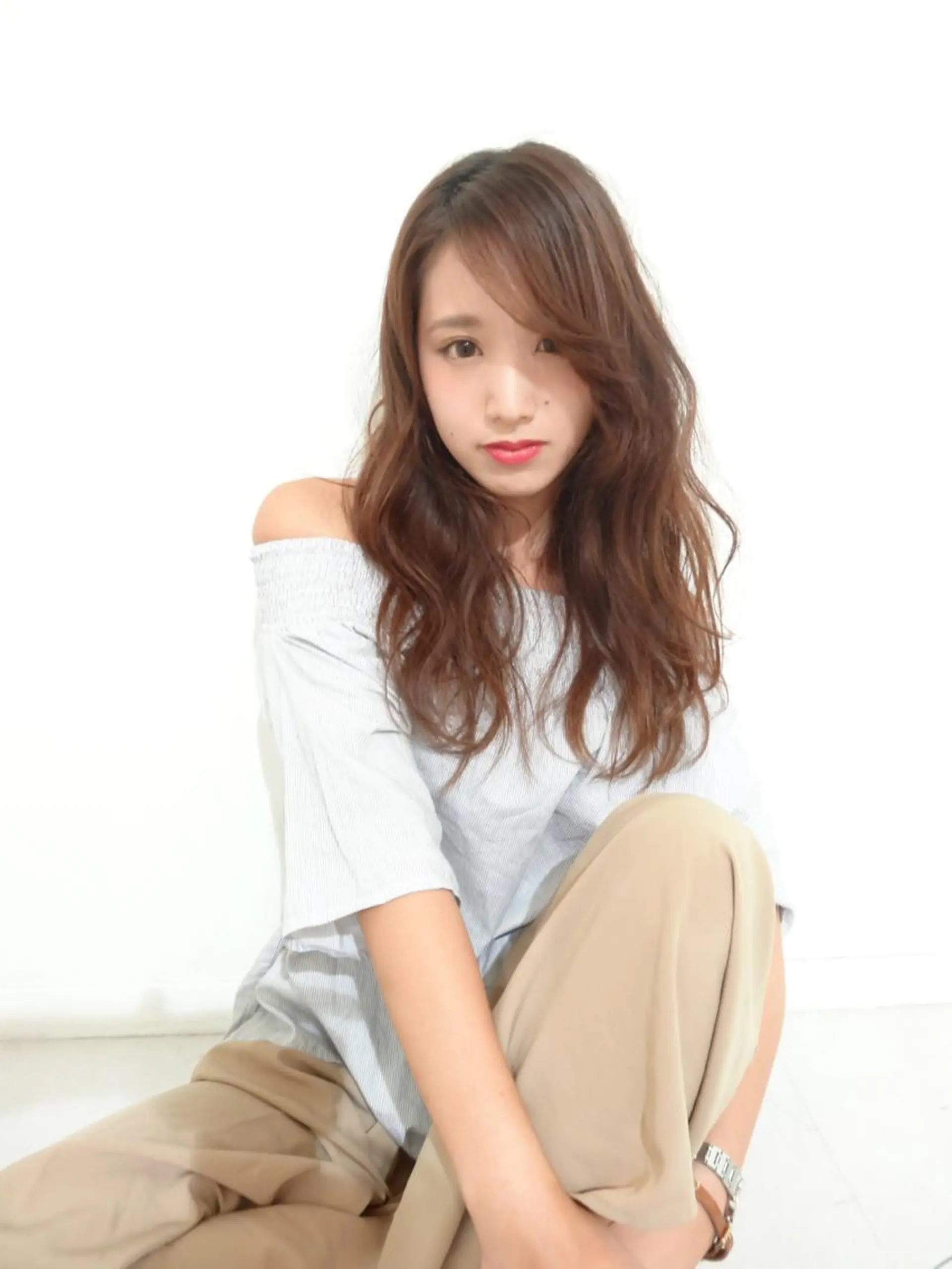 セミロング ロング ヘアアレンジ _WHITE高槻所属・_WHITE高槻店 yusukeのヘアスタイル