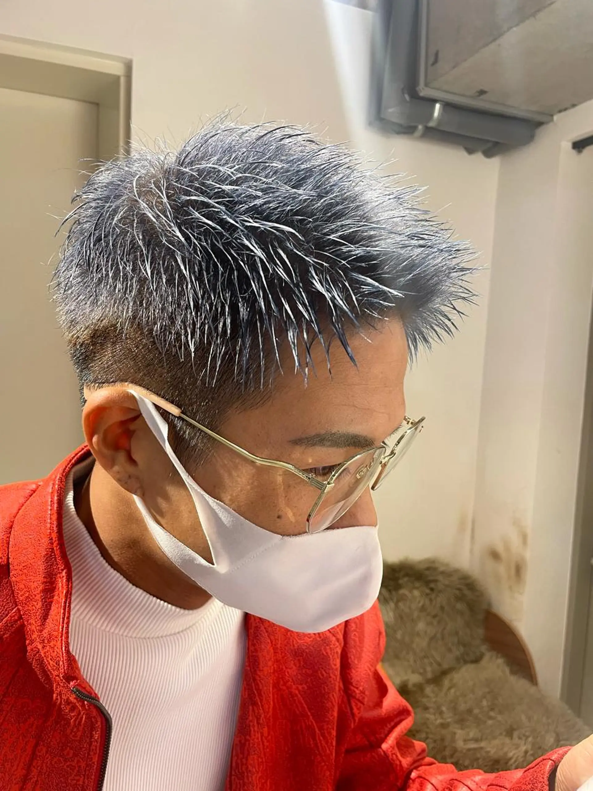 メンズ カット ヘアカラー トリートメント youres hair 髪質改善トリートメント&ヘッドスパ  新宿三丁目店【ユアーズヘア】所属・🦋透明感カラー 👑NODOKA🦋のヘアスタイル