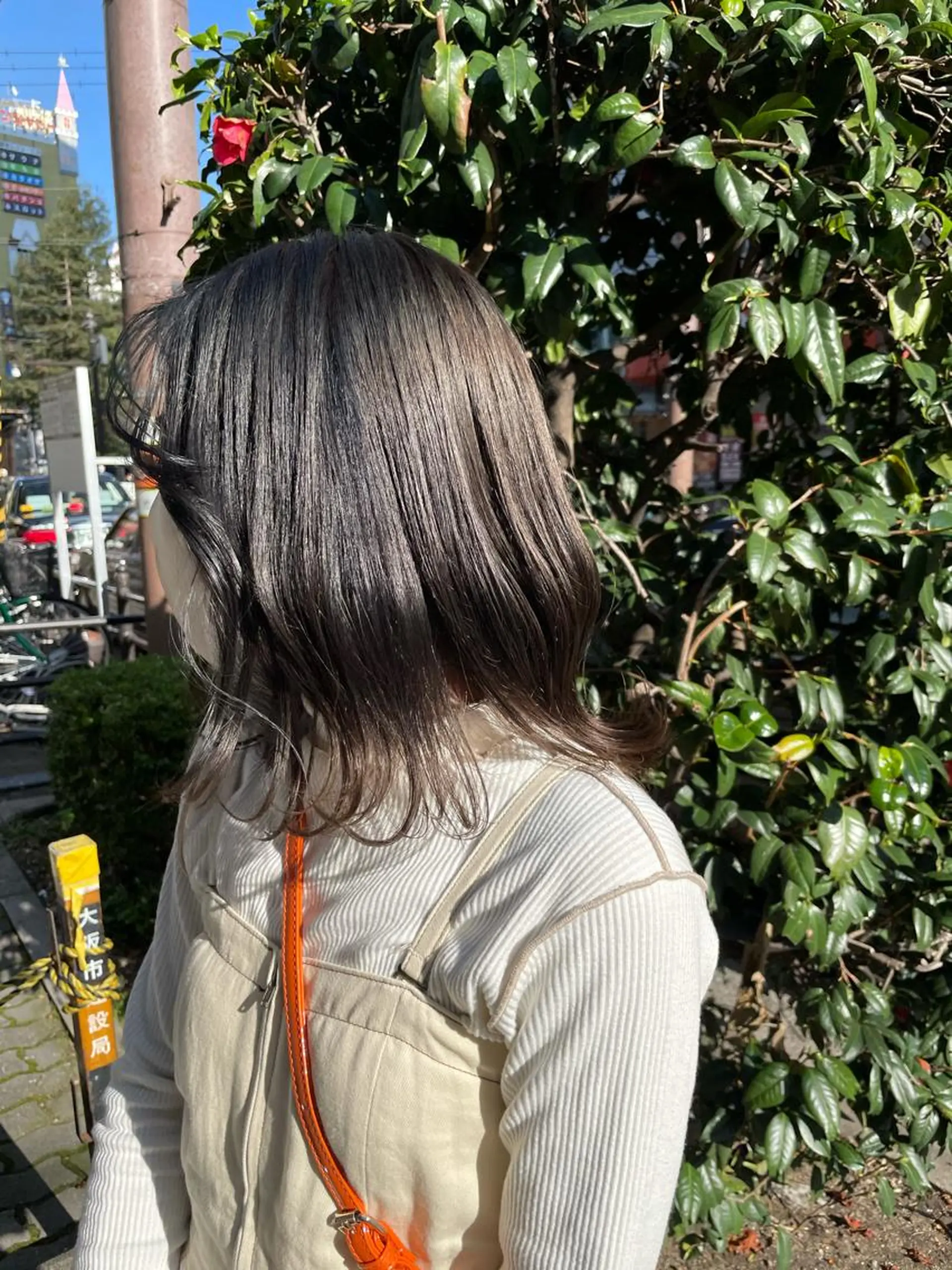 ミディアム カラー akane .のヘアスタイル