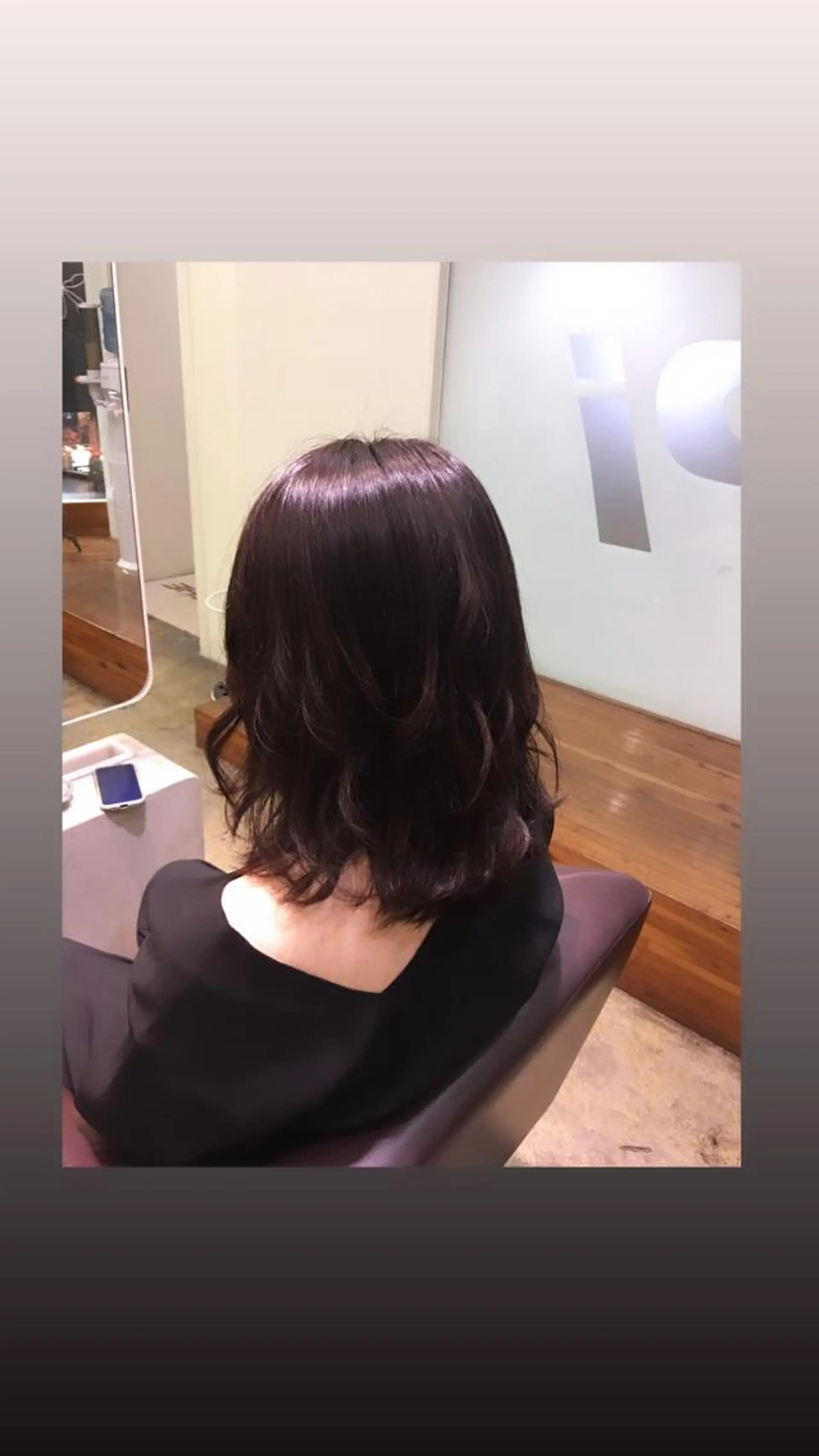 ミディアム カラー パーマ ヘアアレンジ 中村 碧のヘアスタイル