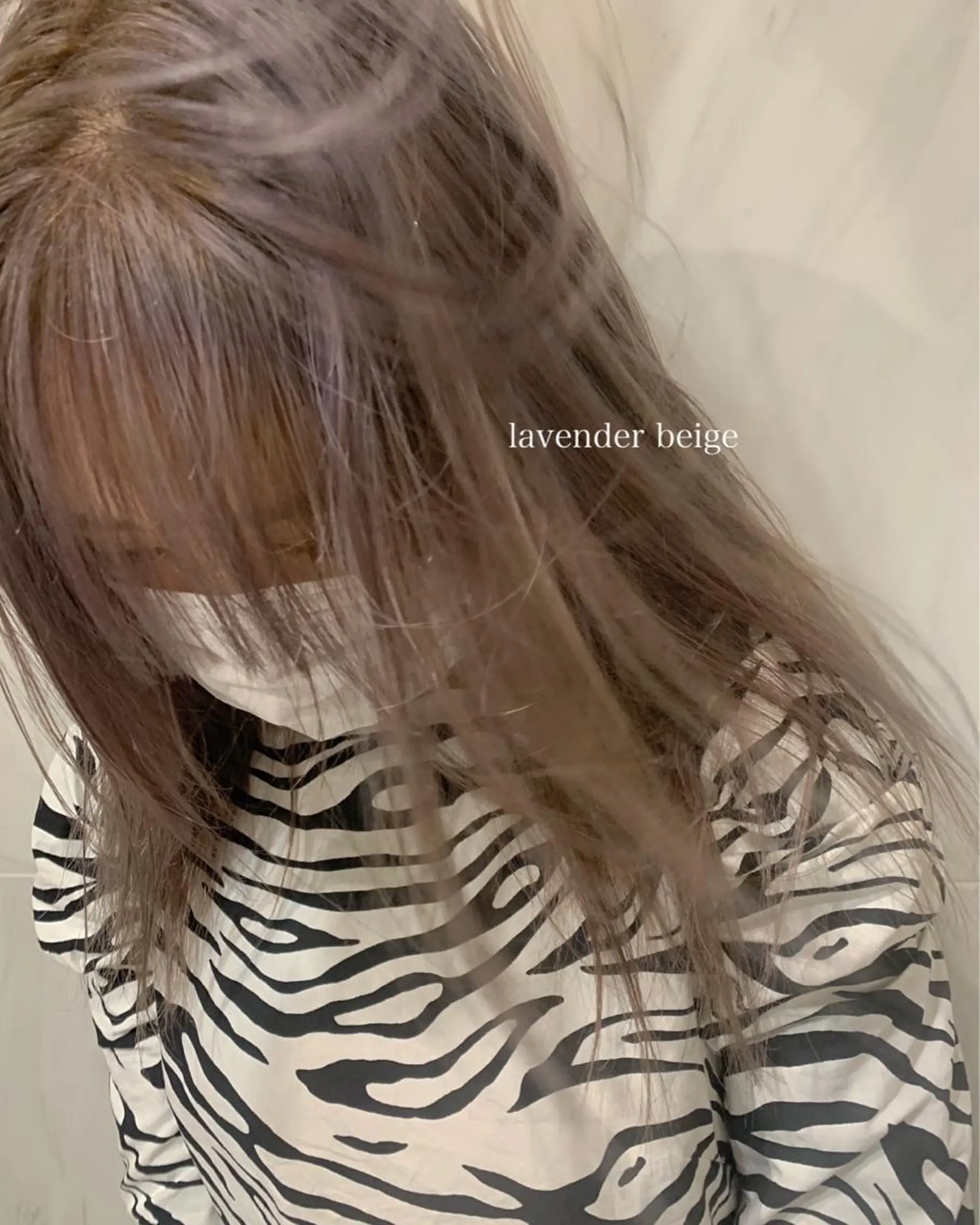 カラー ラベンダー/レイヤー スタイル🤎mamiのヘアスタイル