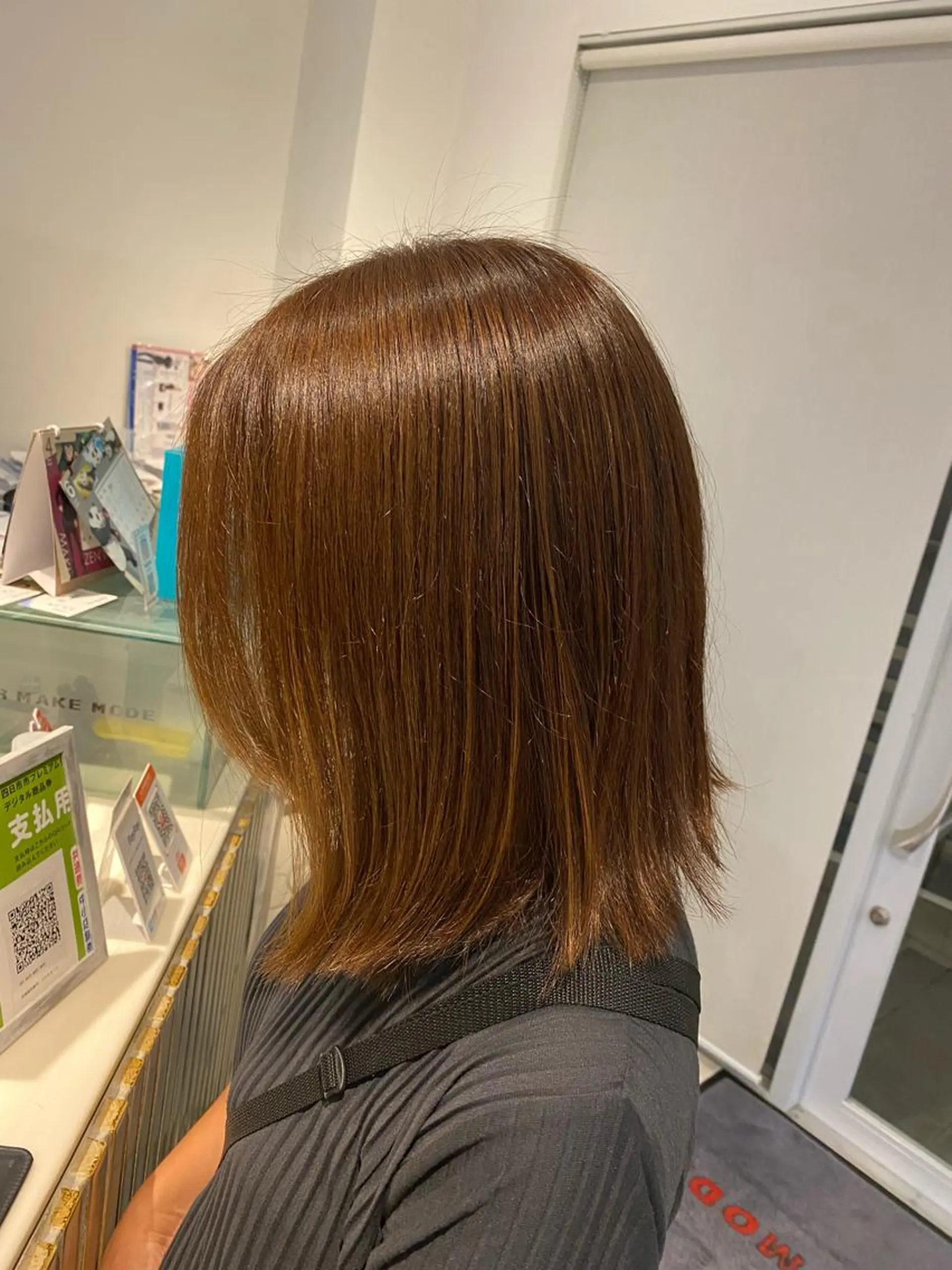 セミロング ボブ 外ハネヘア DOI   HAIR MAKE MODE所属・土井 祐之介のヘアスタイル