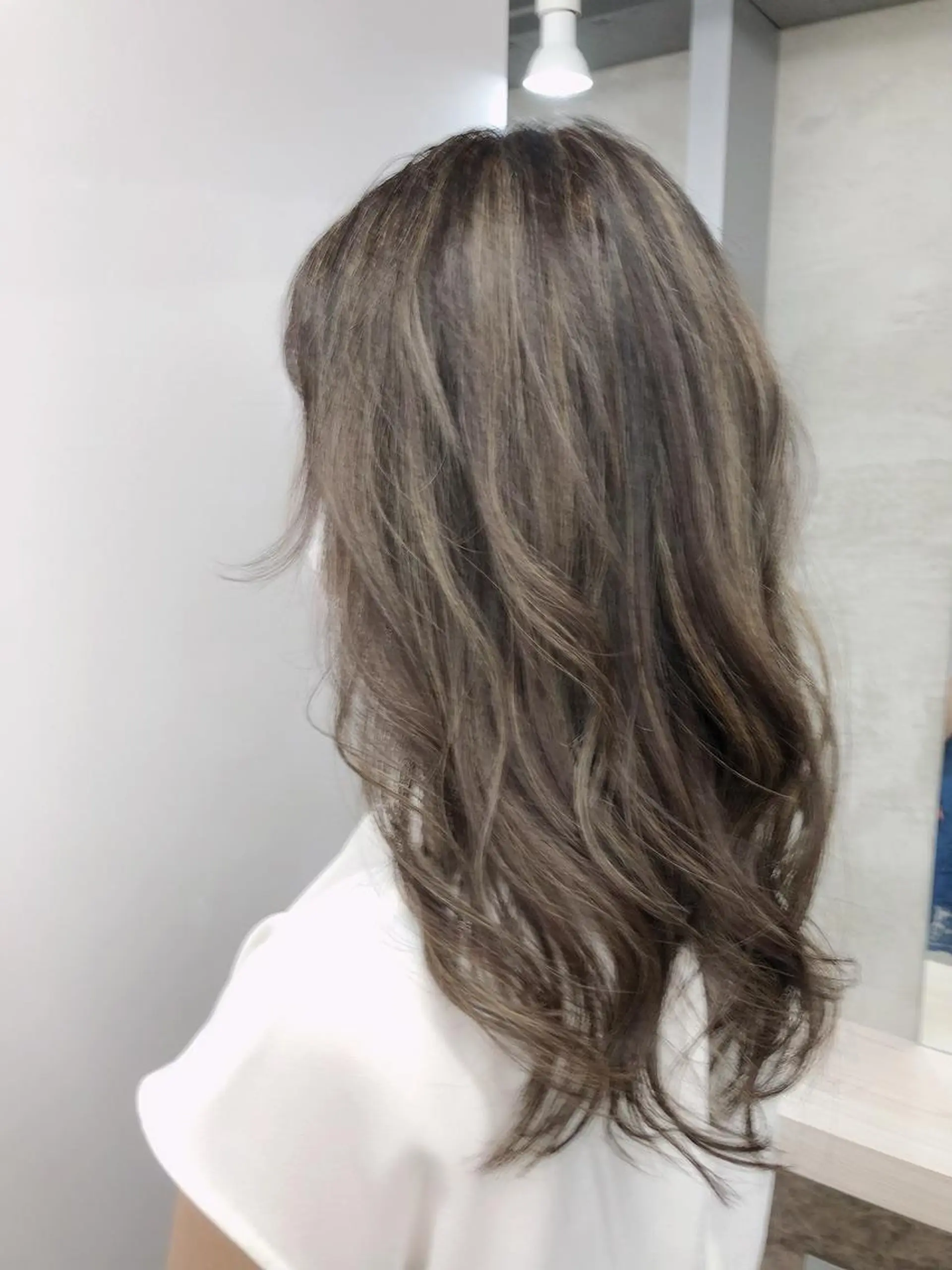 セミロング 🌟髪質改善ケアカラ ー美髪縮毛矯正y🌟のヘアスタイル