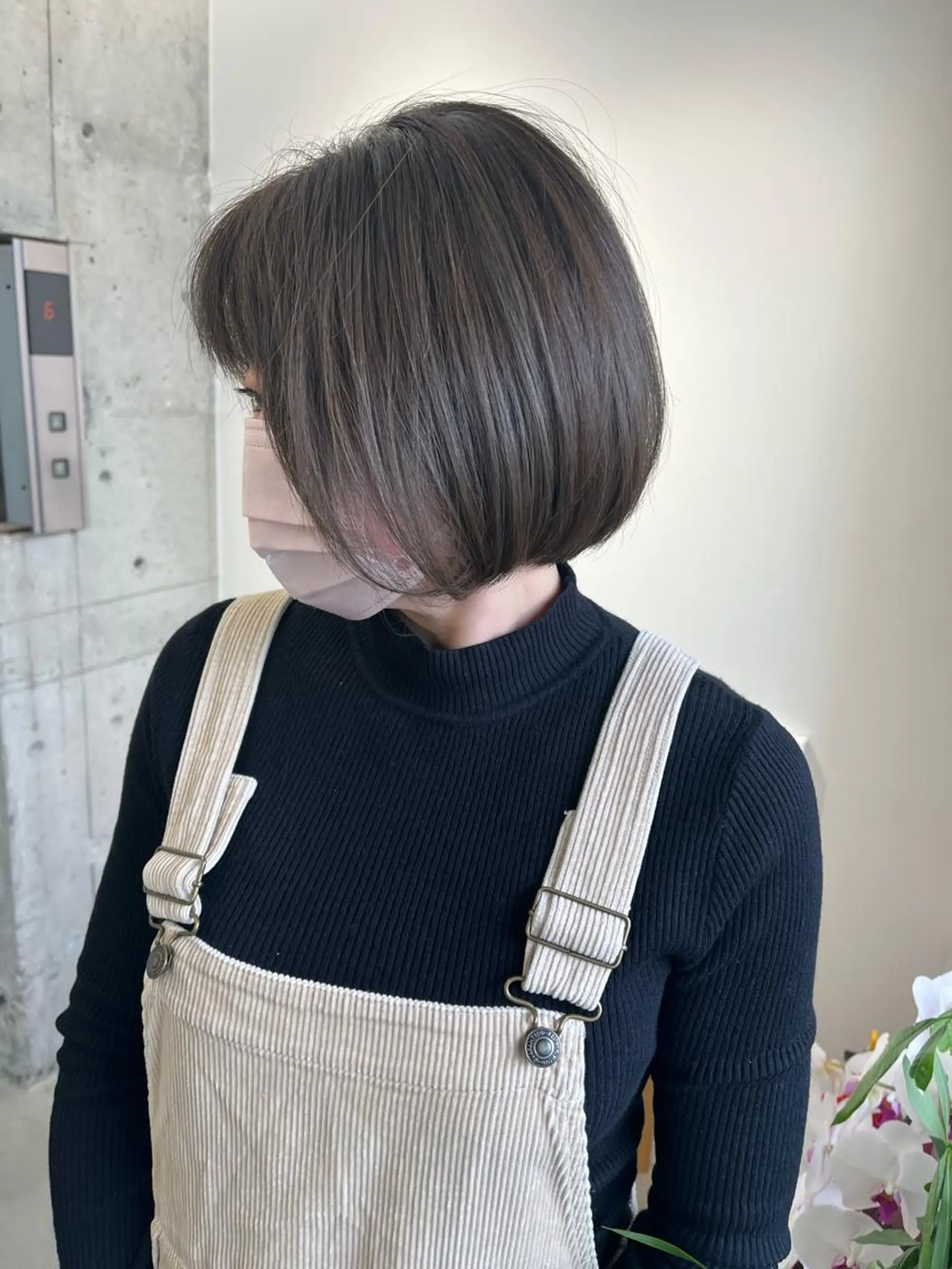 ショート カット ヘアカラー トリートメント 難波/白髪ぼかし/ KAORIのヘアスタイル