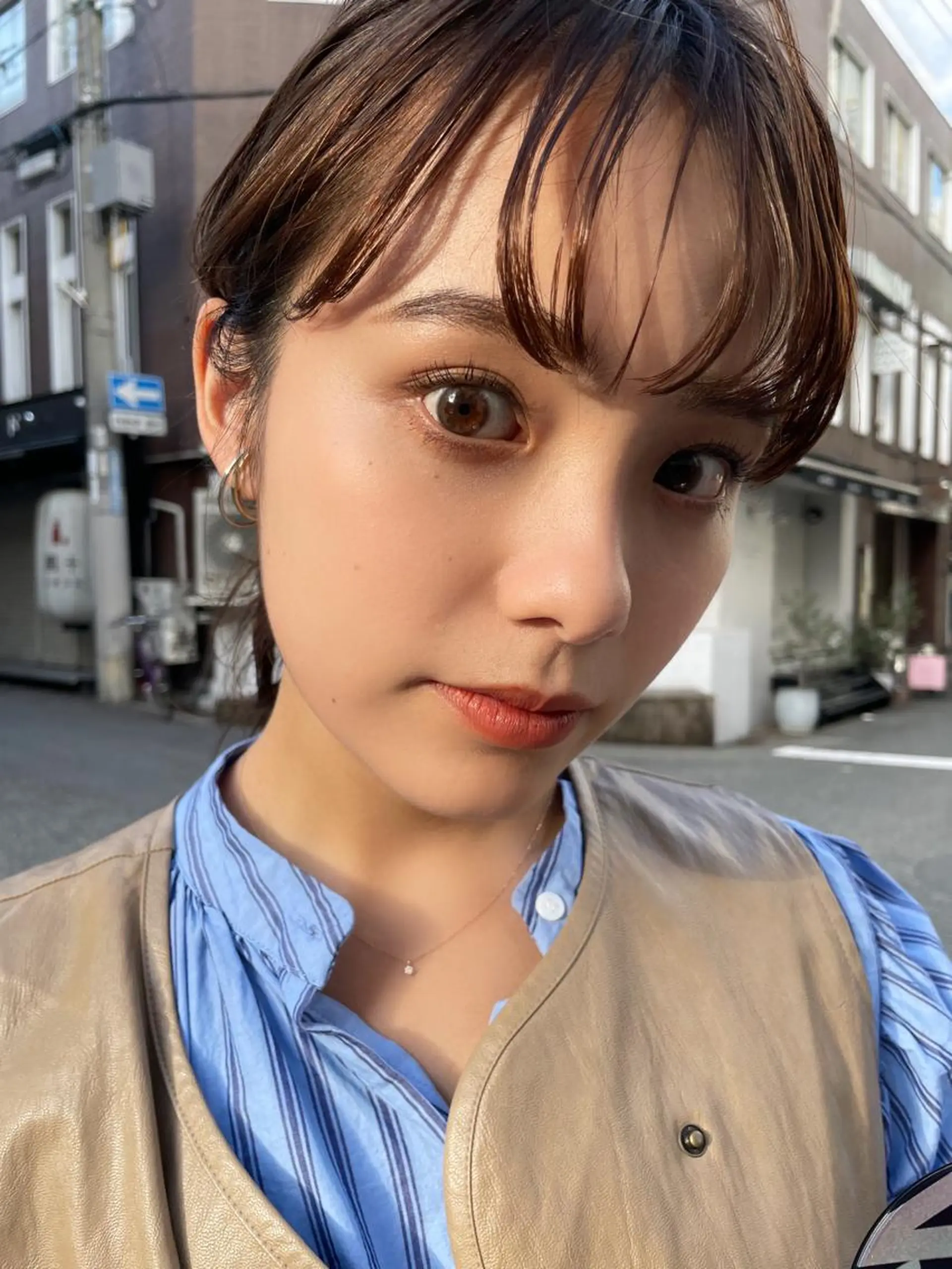 ミディアム パーマ カット 畑中 康志のヘアスタイル