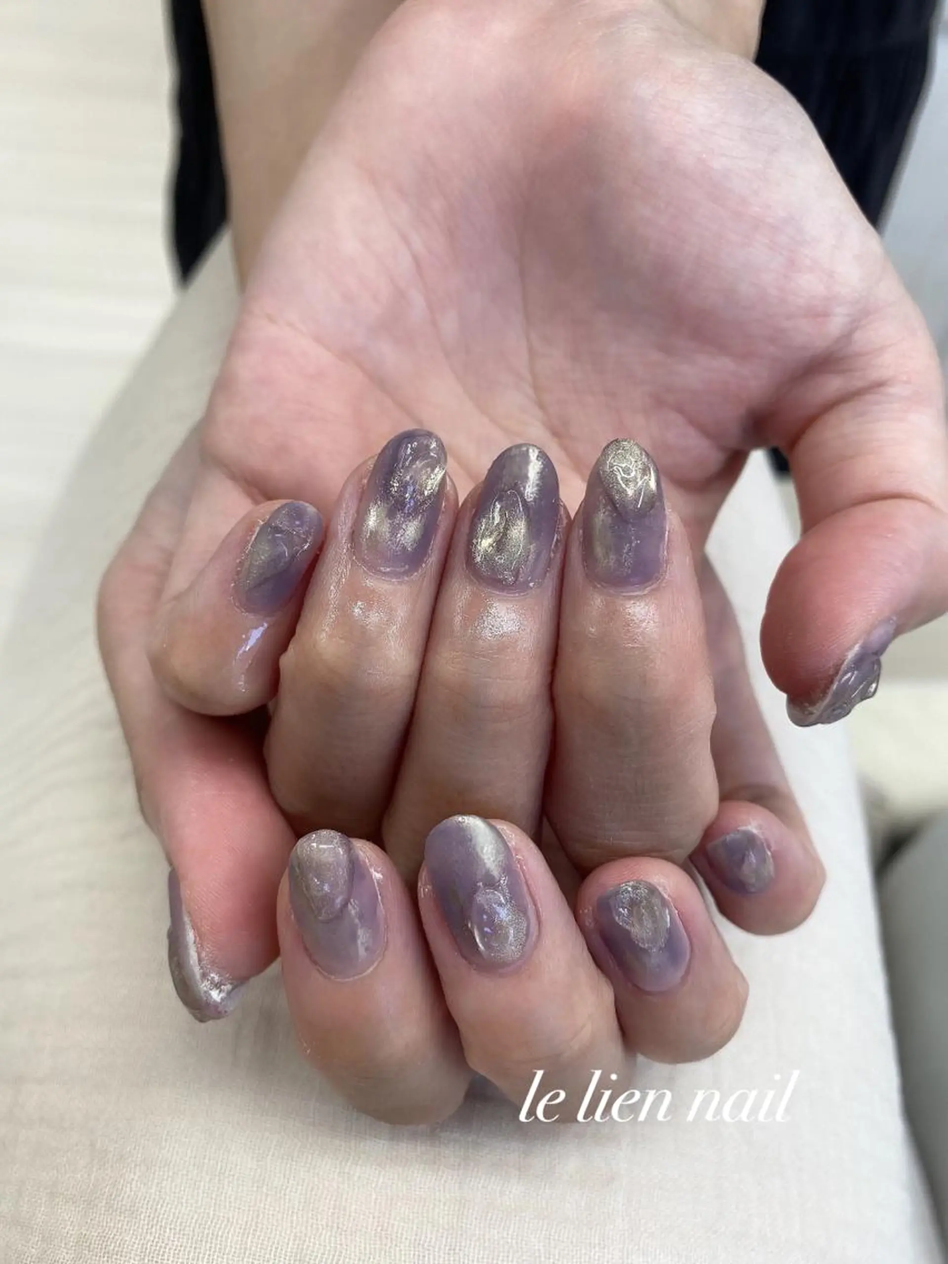 ネイル マットネイル ミラーネイル ニュアンスネイル le lien nailのネイルデザイン