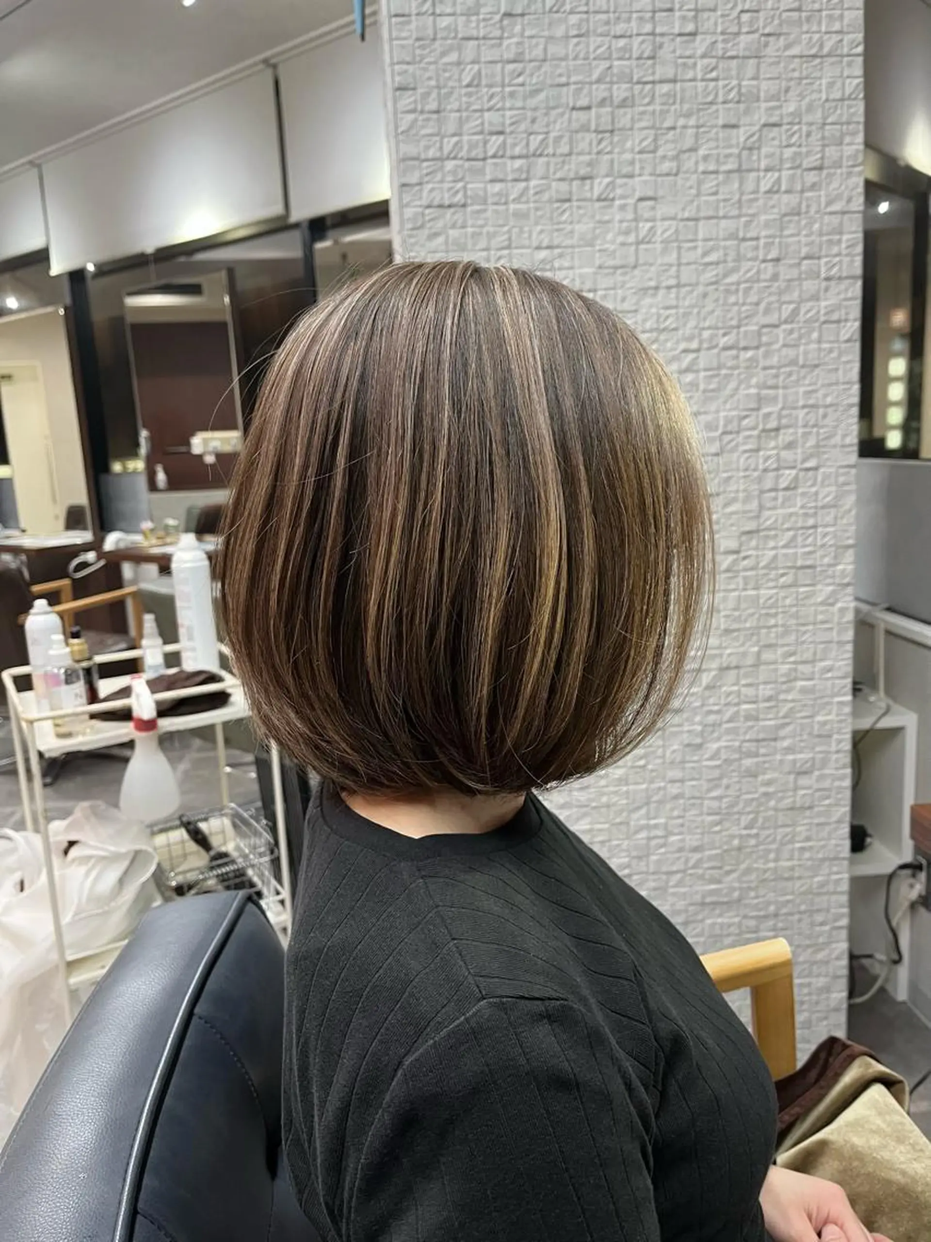 ショート カット ヘアカラー トリートメント 長内  大明のヘアスタイル