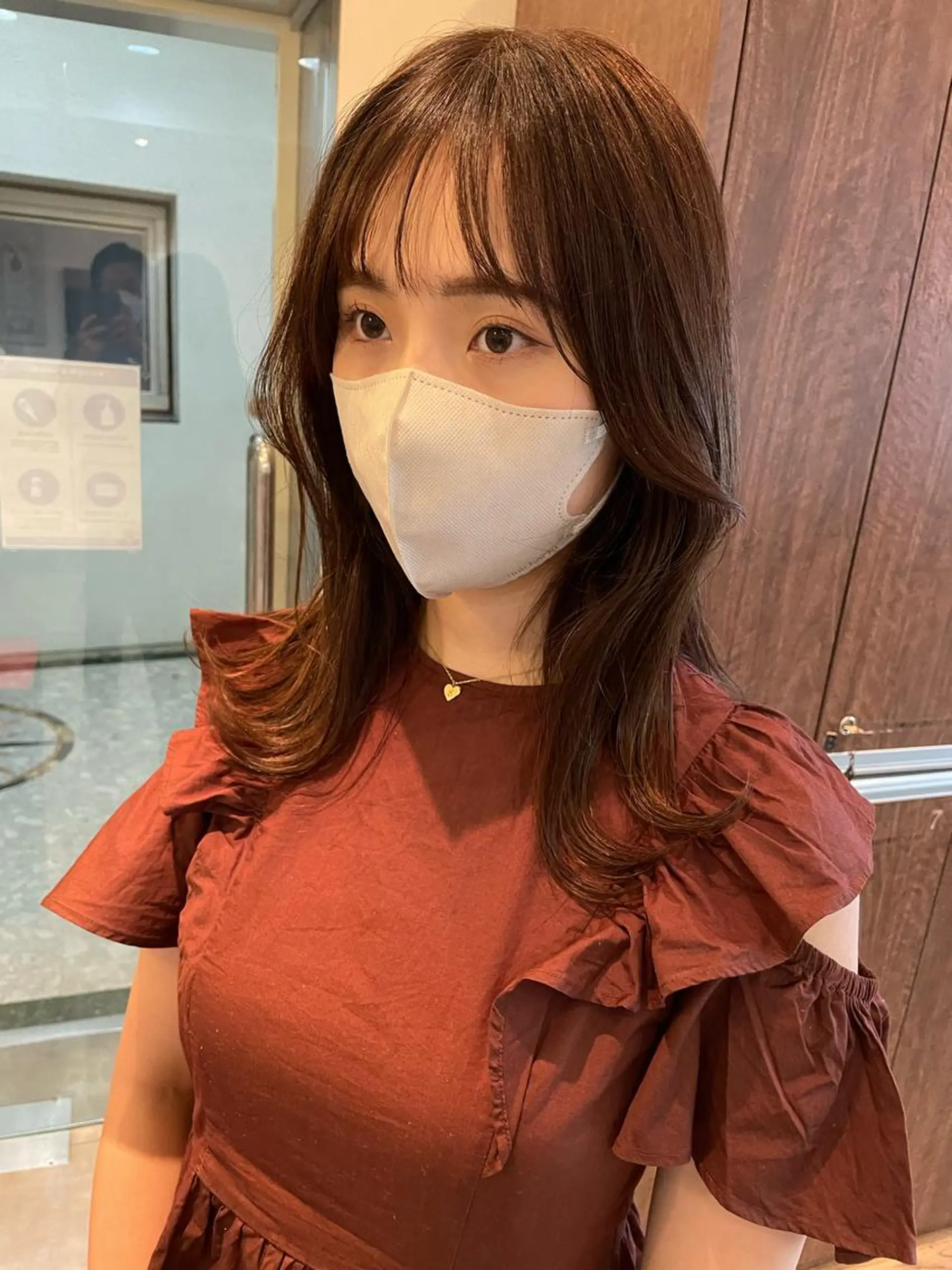 セミロング カラー カット ヘアカラー トリートメント little×PORTO sannomiya所属・福田 ジュンキのヘアスタイル