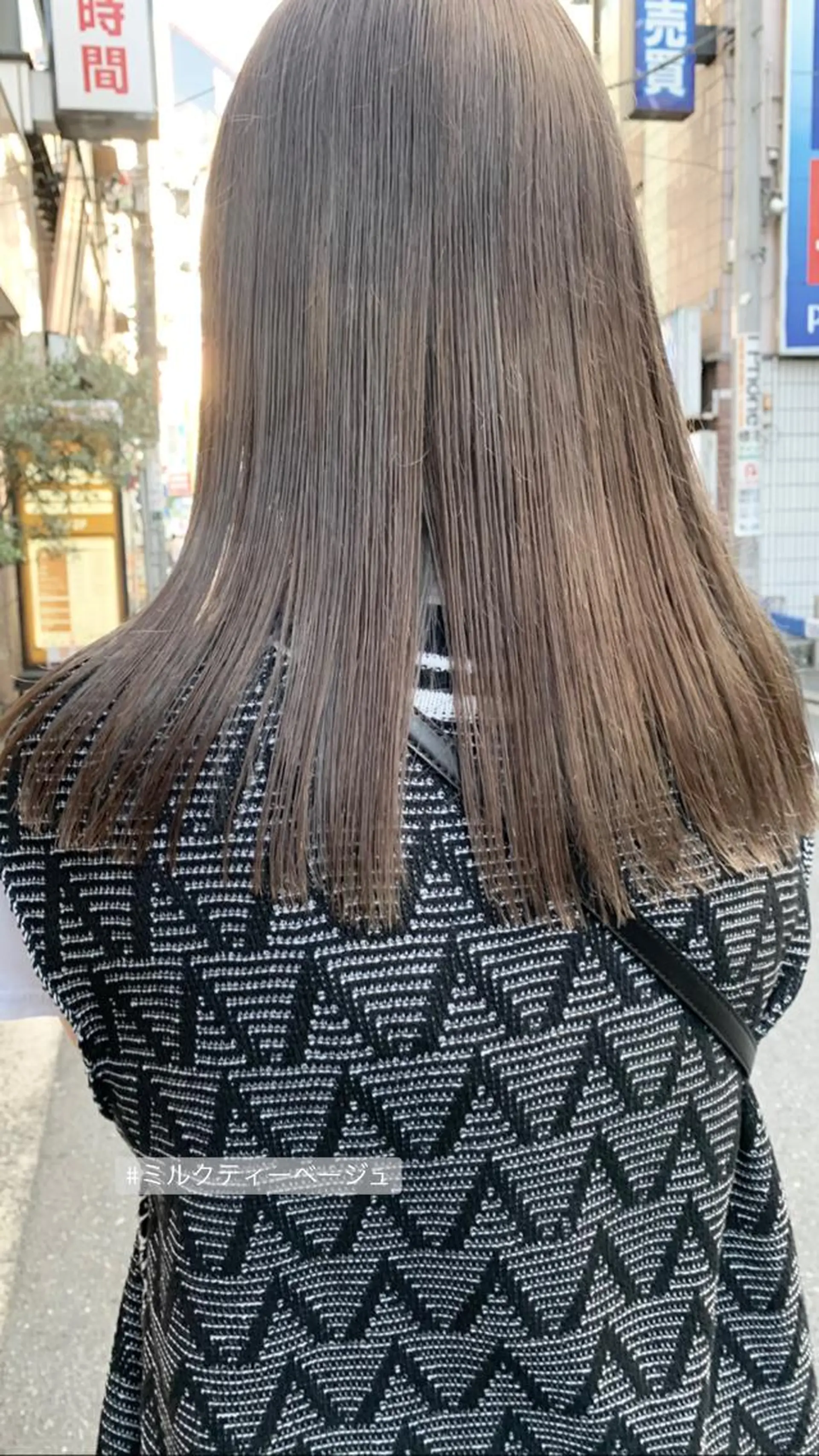 ロング カラー ヘアアレンジ ベージュカラー ミルクティーベージュ 🌿ショート🌿 パーマ🌿淳平のヘアスタイル