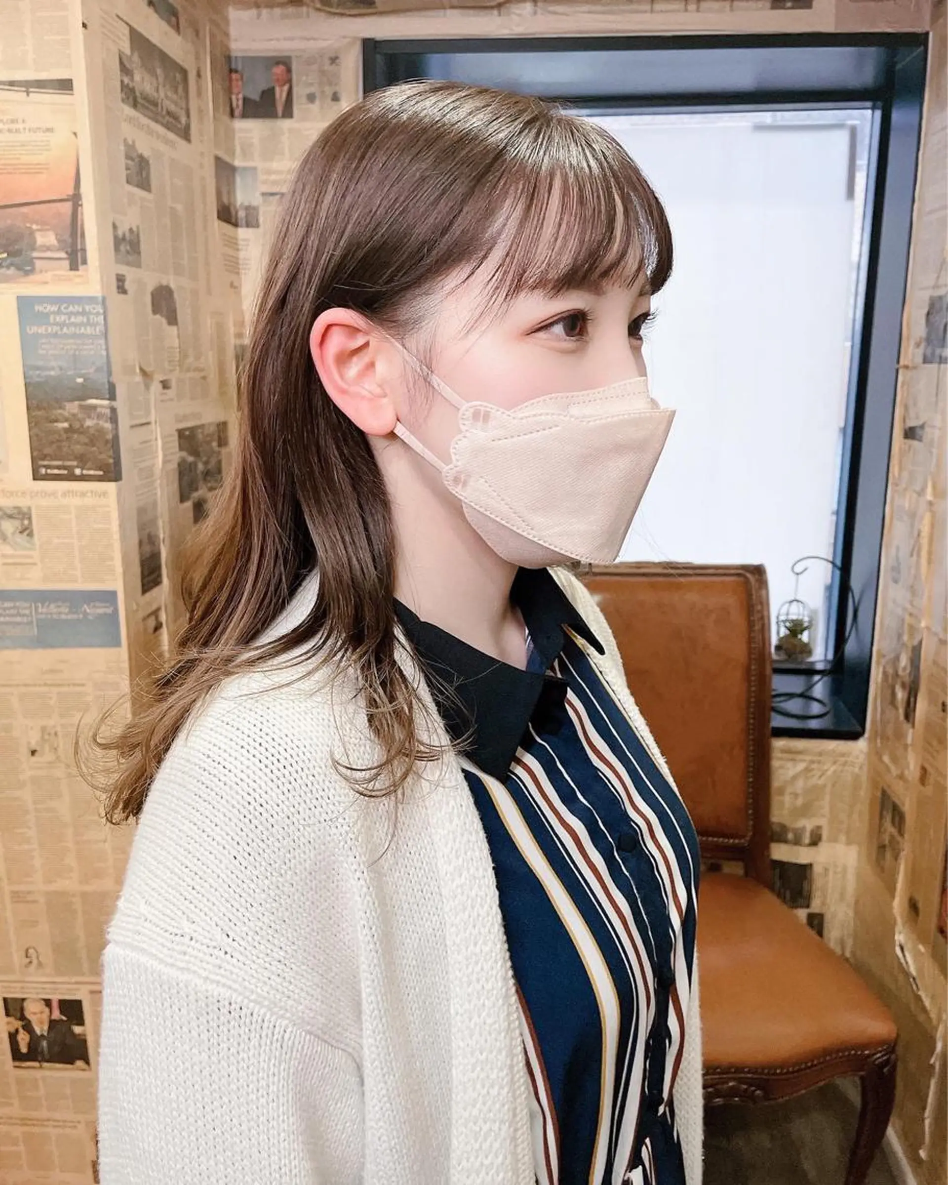 ミディアム カラー ネイル マツエク・マツパ アイブロウ Chic シックのヘアスタイル