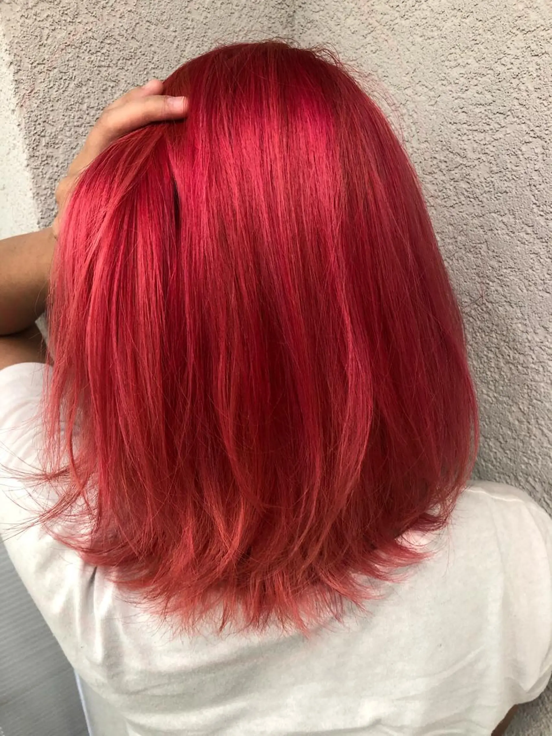 カラー ブリーチ 江幡 渉のヘアスタイル