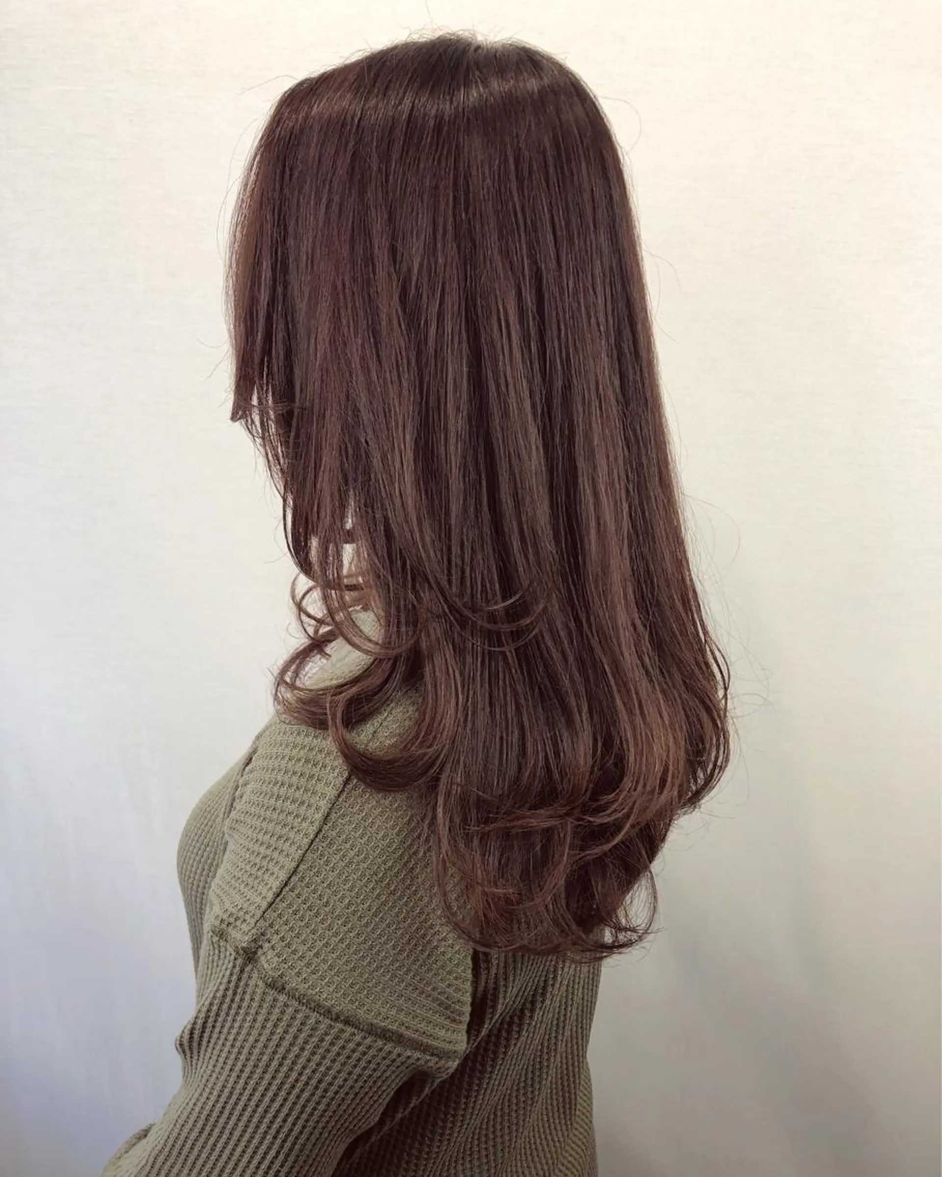 ロング カラー レッドカラー 2nd所属・🤍2nd🤍田所 美希のヘアスタイル