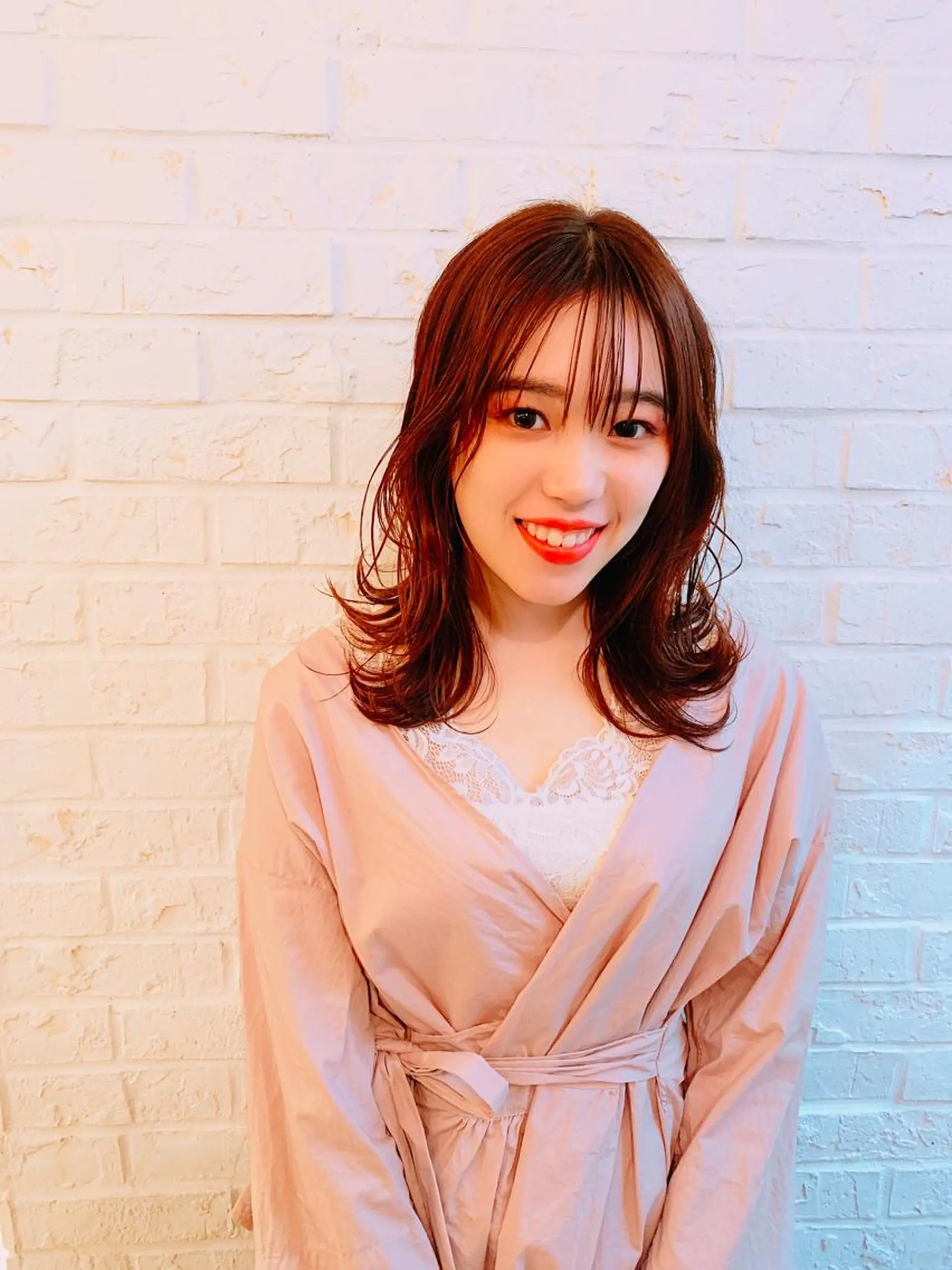 ミディアム カラー パーマ ヘアアレンジ 🐮牛島 一貴🐮のヘアスタイル