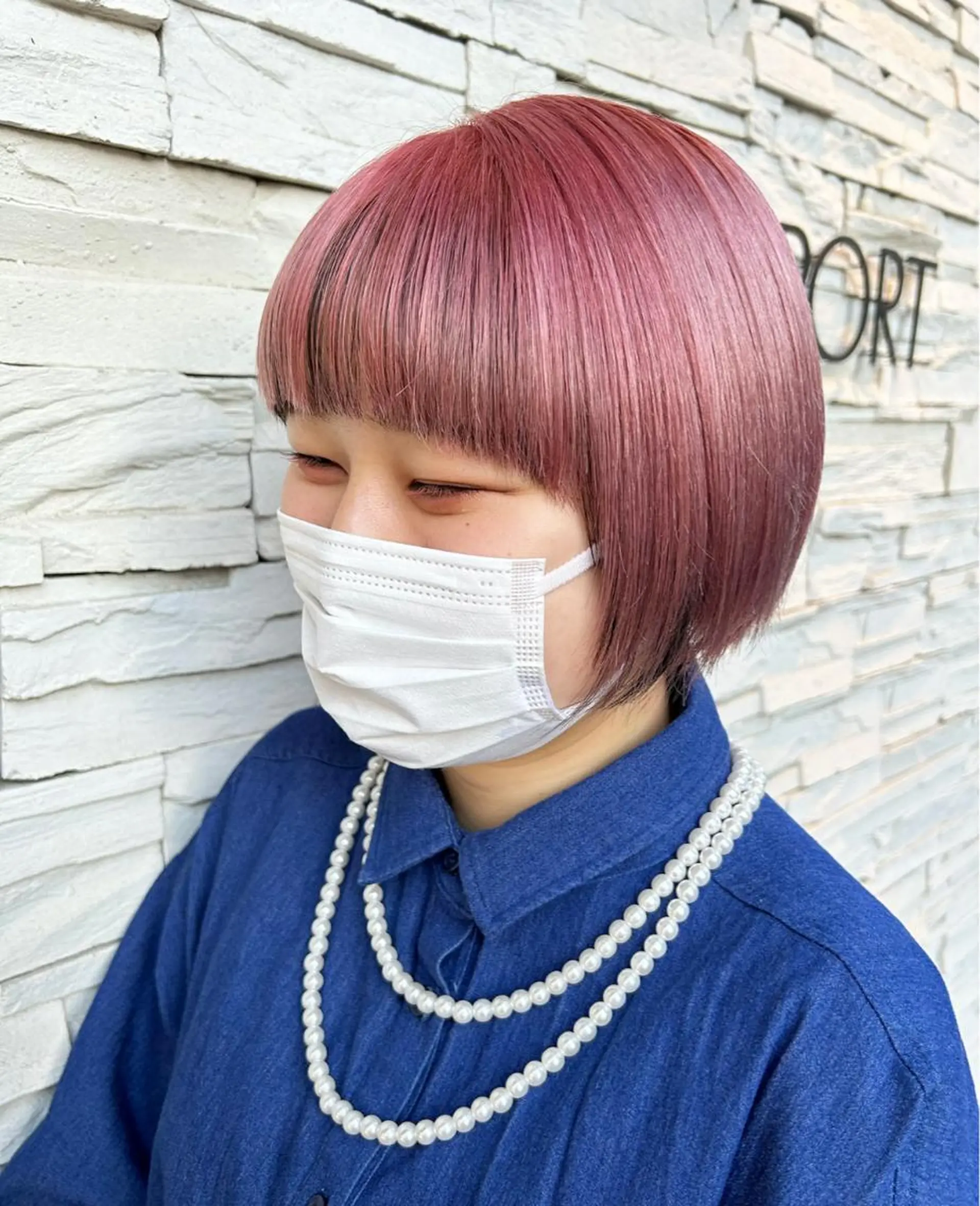 ショート ヘアカラー ゆうき あすかのヘアスタイル