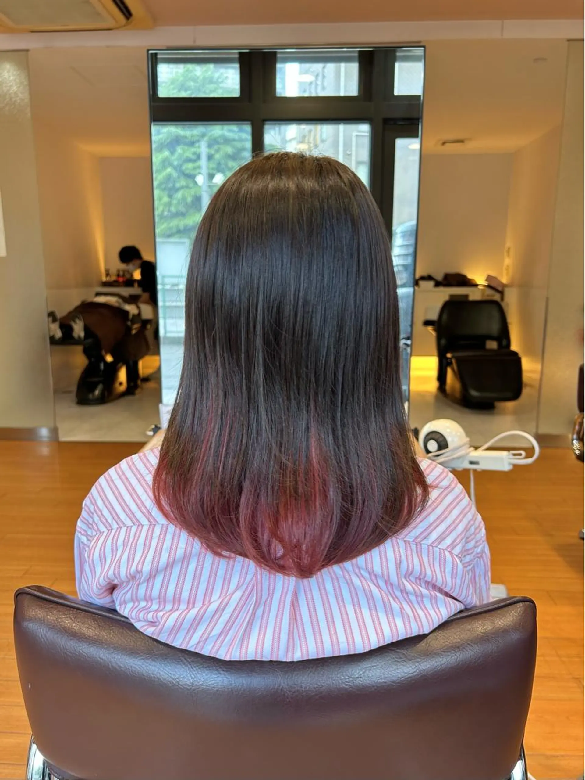 ミディアム カラー mahiro/暖色 カラー/カットモデルのヘアスタイル