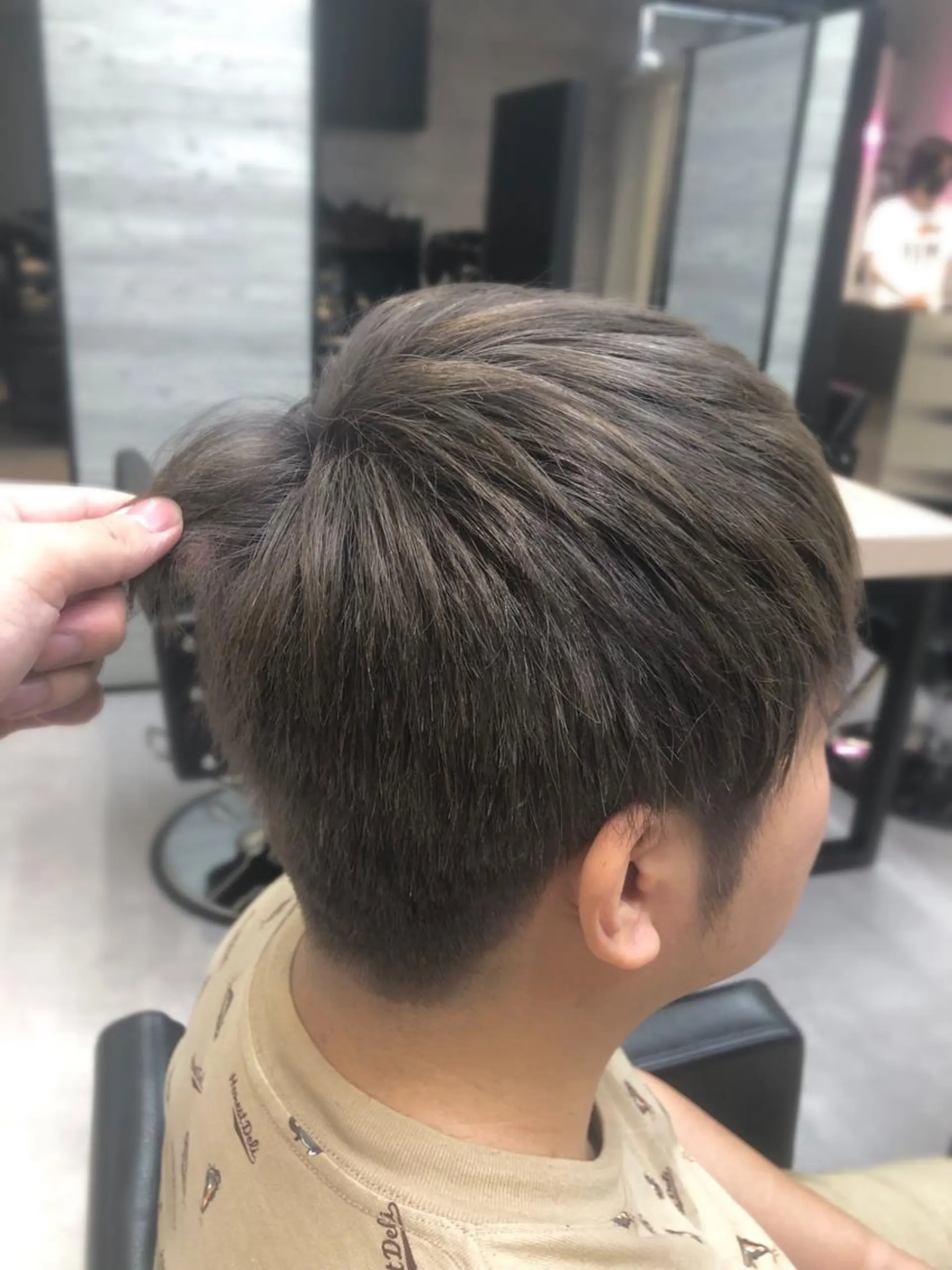 ショート カラー メンズ カット ヘアカラー トリートメント 🪞個室サロン/韓国 艶髪/keito🪞のヘアスタイル