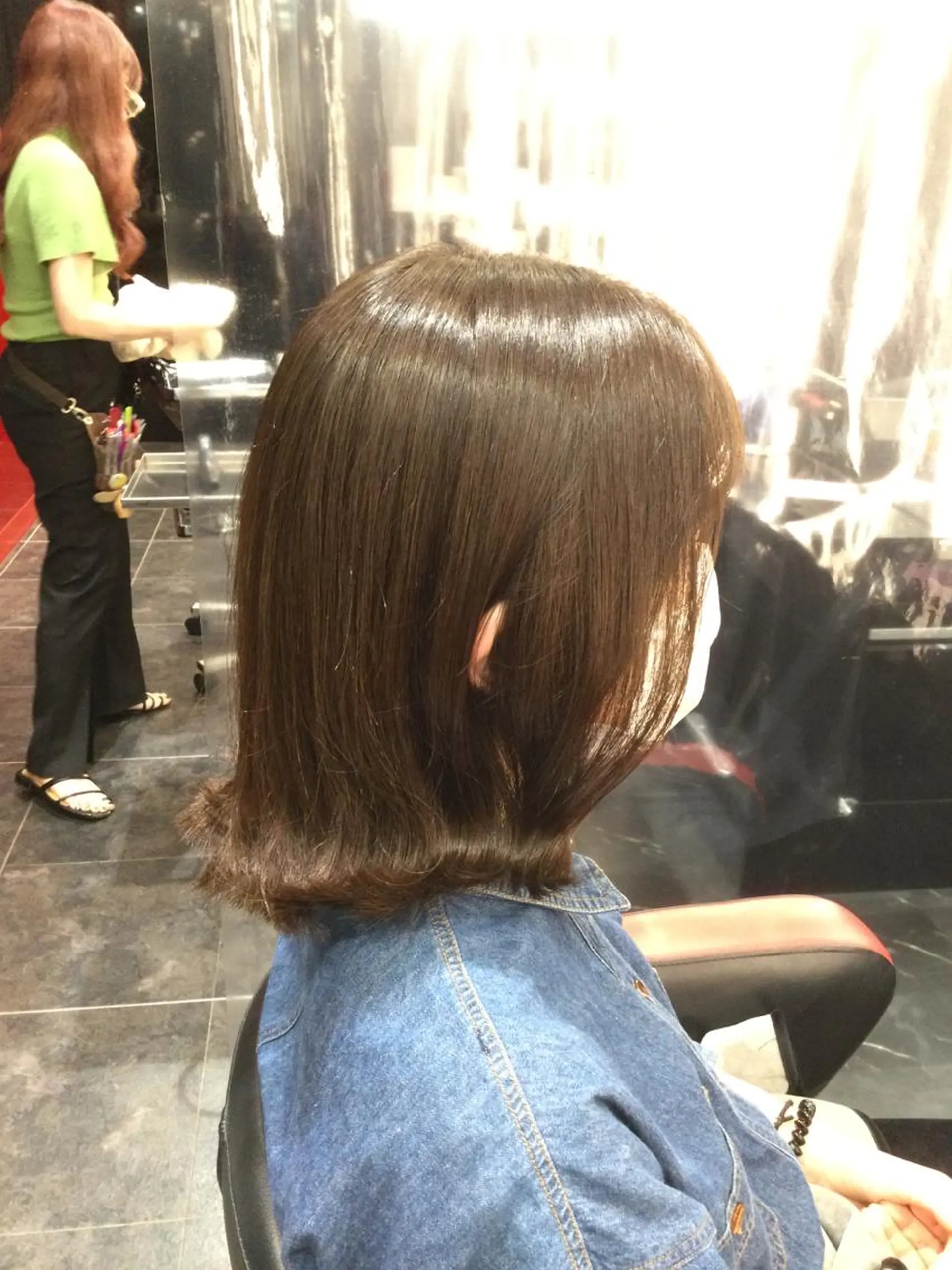 ミディアム カラー Annon プライベートサロンのヘアスタイル