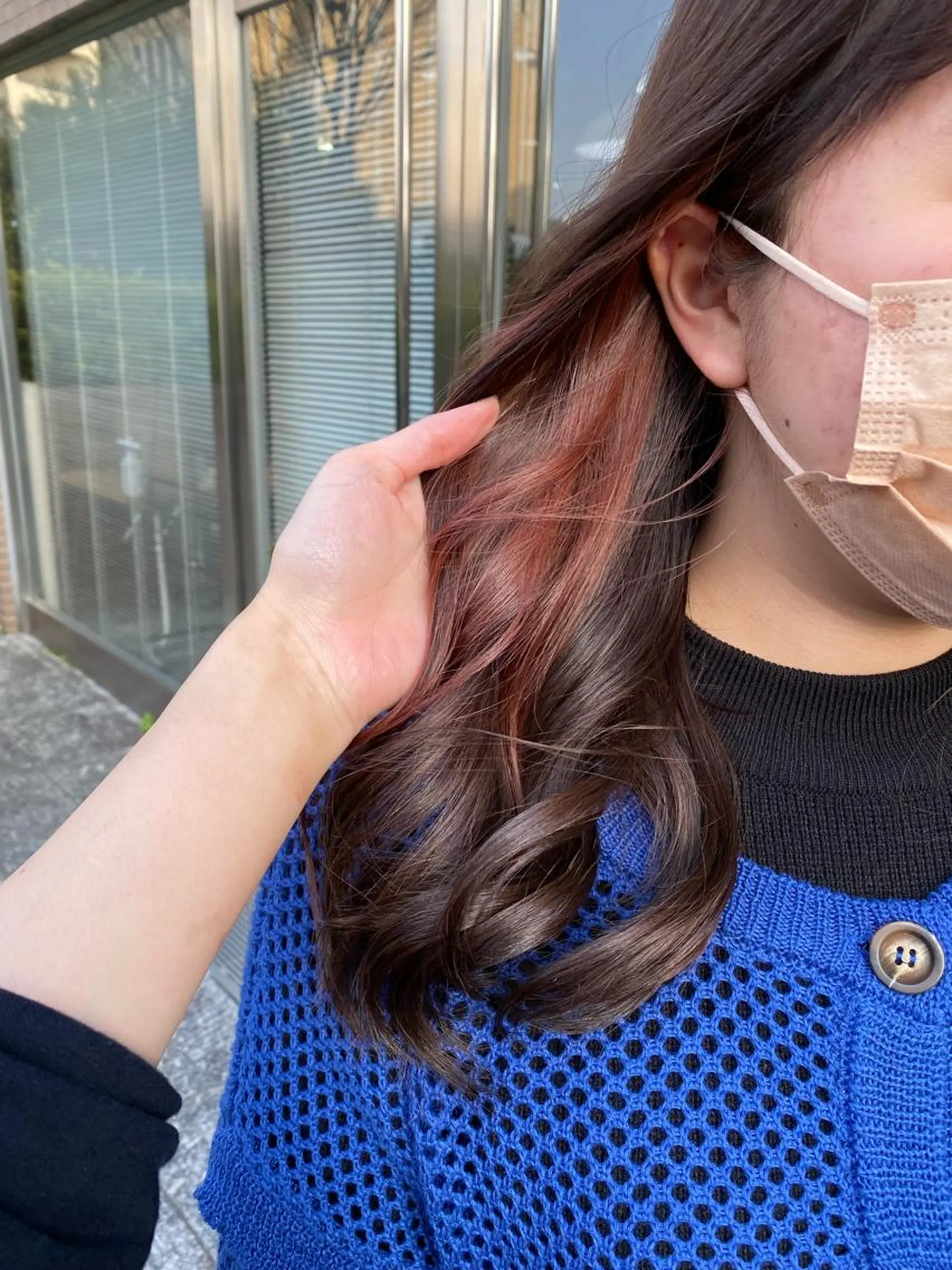 セミロング ヘアカラー ELEN 新百合ヶ丘のヘアスタイル