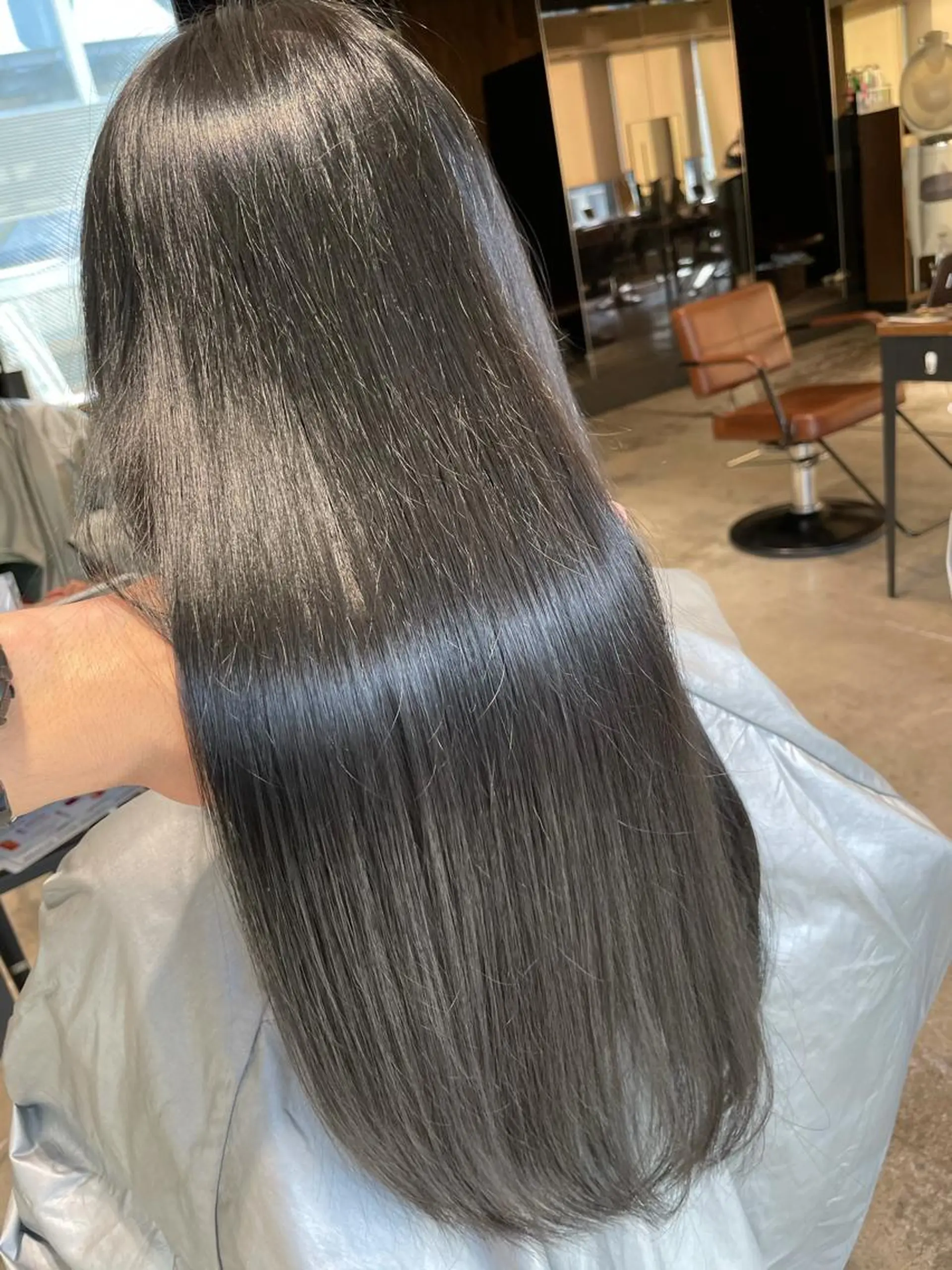 ロング 本格韓国ヘア🇰🇷 【uni】キューさんのヘアスタイル