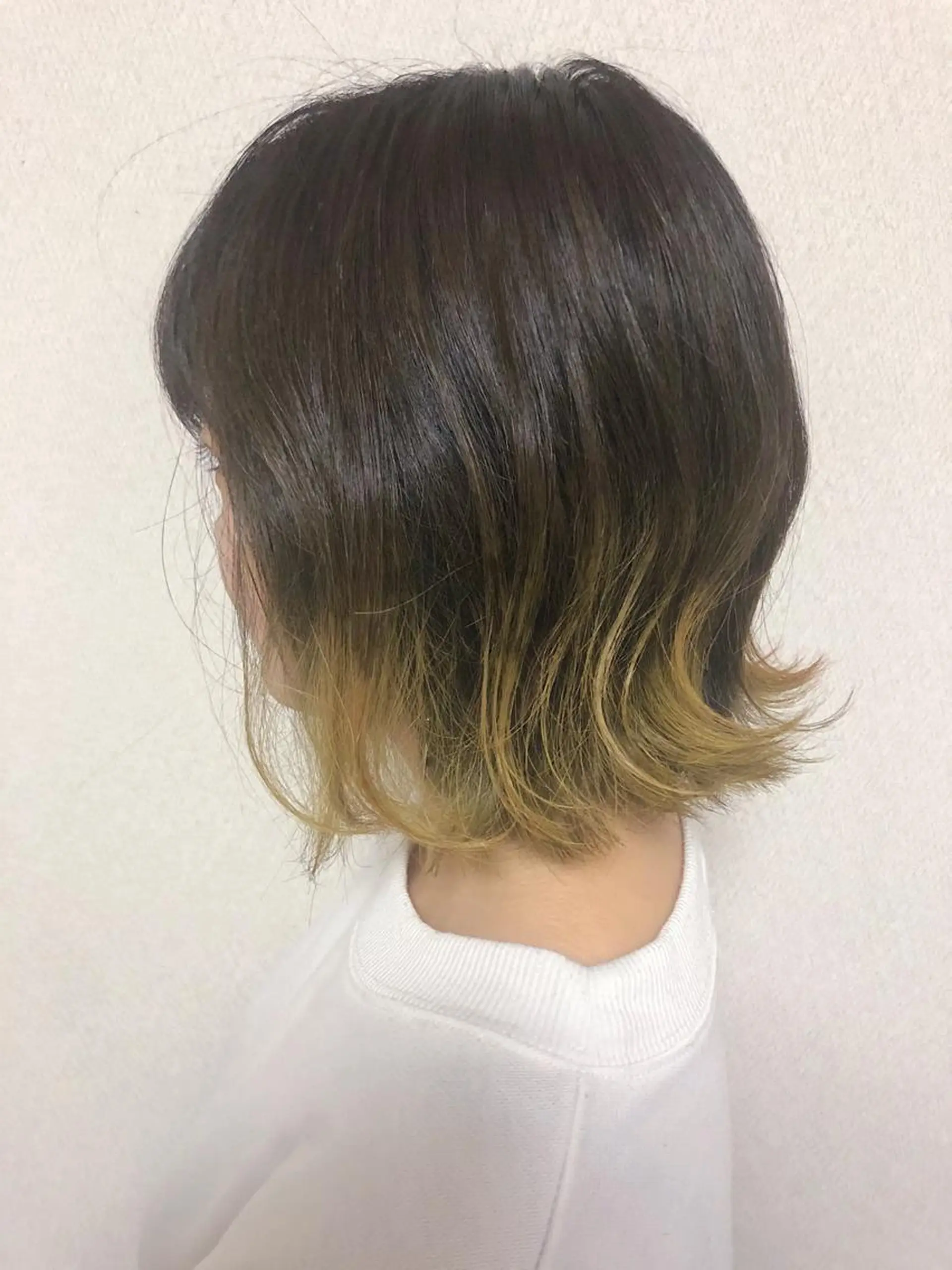 ミディアム カラー ケアブリーチ /髪質 改善/古橋圭史郎のヘアスタイル