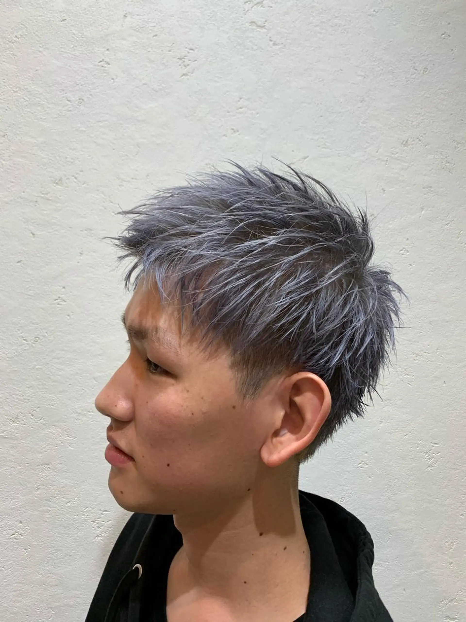 ショート カラー メンズ ヘアカラー トリートメント 天野 開のヘアスタイル