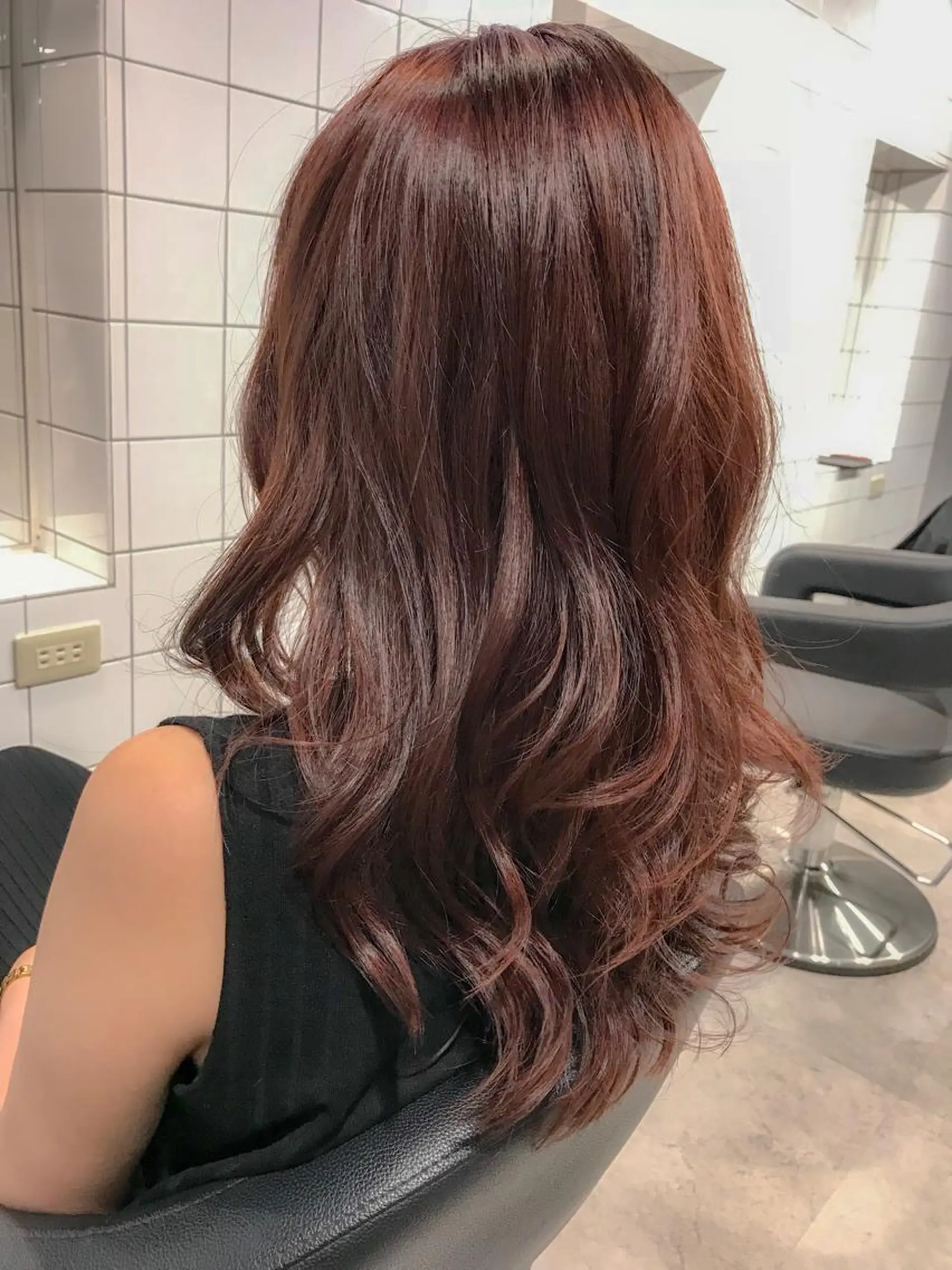 ロング カラー ブラウンカラー Lehm所属・表参道/さあ や/大人ナチュラルのヘアスタイル